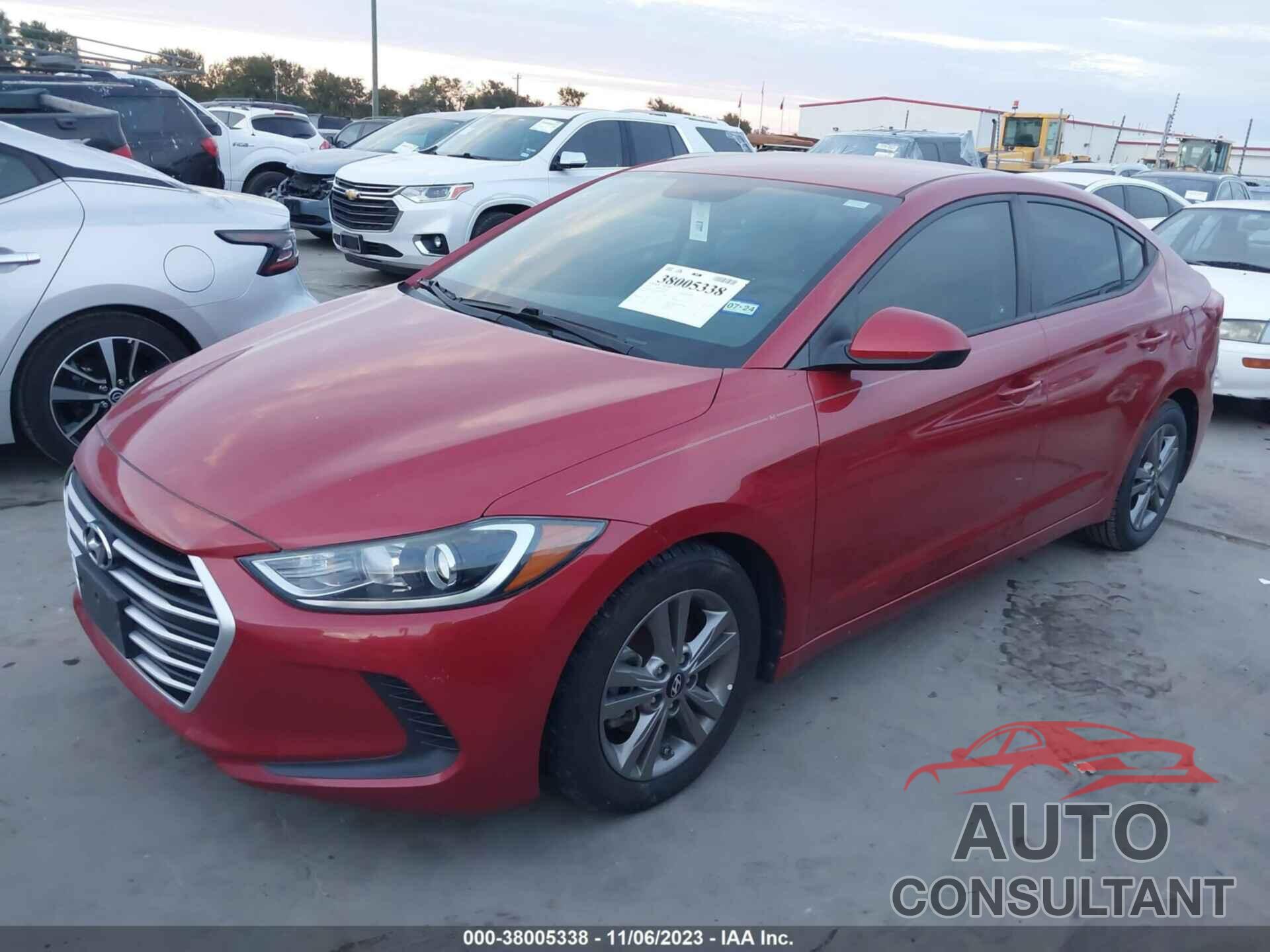 HYUNDAI ELANTRA 2017 - 5NPD84LF3HH029234