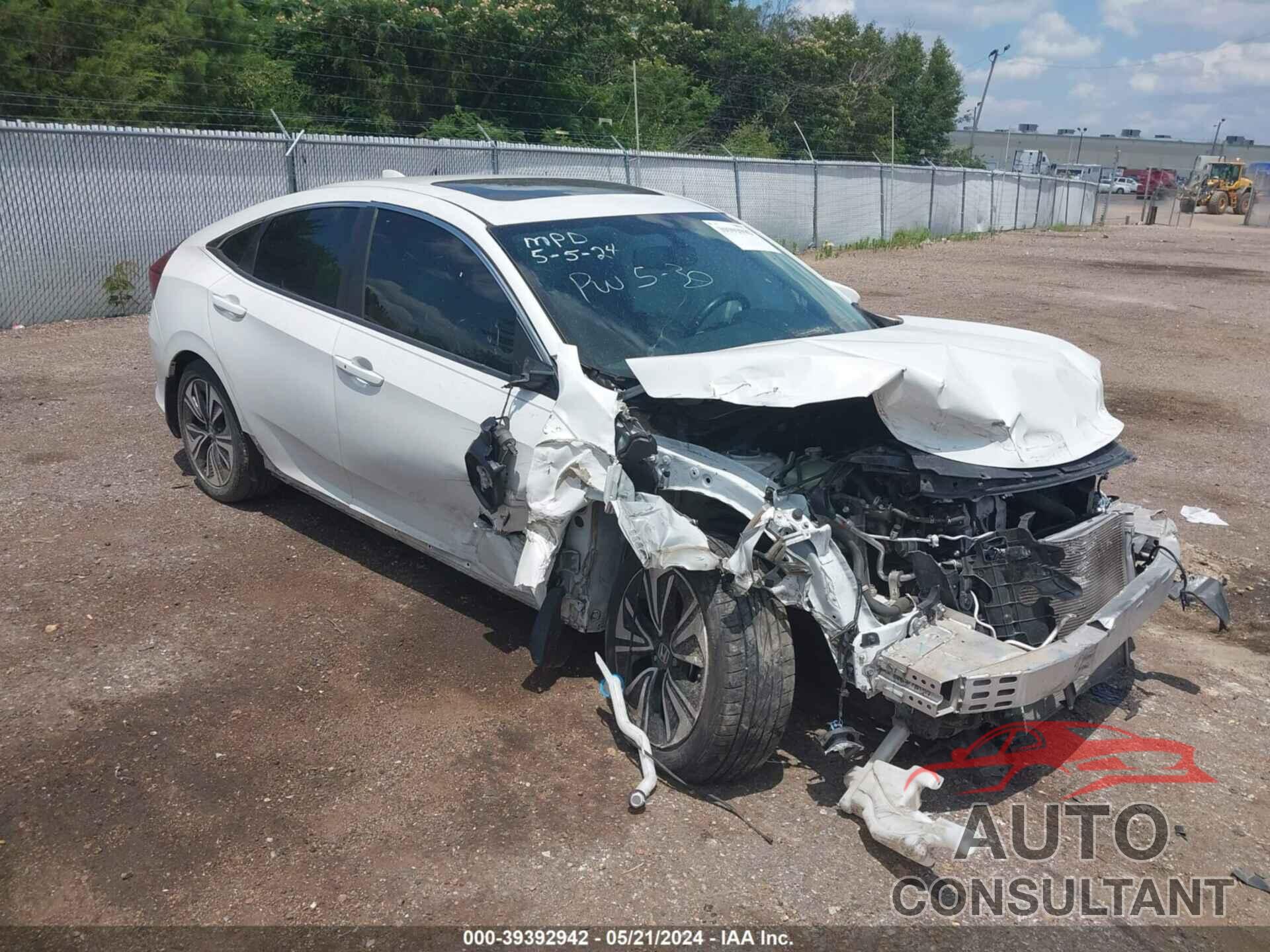 HONDA CIVIC 2017 - 19XFC1F70HE015340