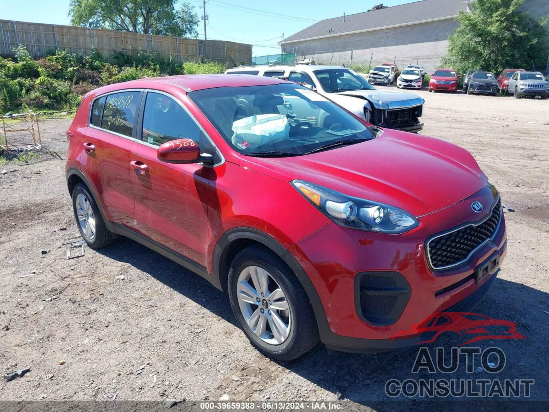 KIA SPORTAGE 2019 - KNDPM3AC9K7627156