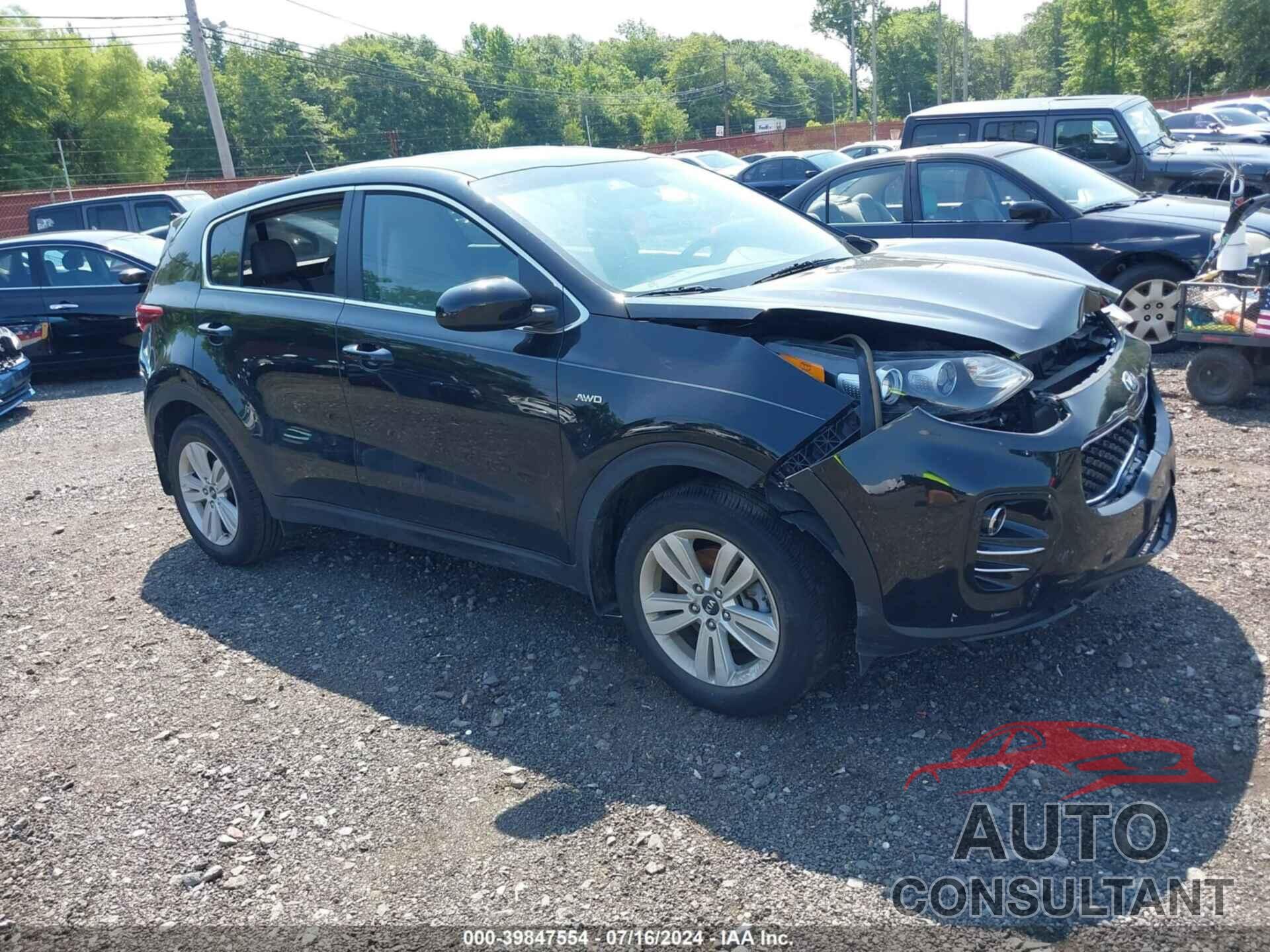 KIA SPORTAGE 2018 - KNDPMCAC4J7382894