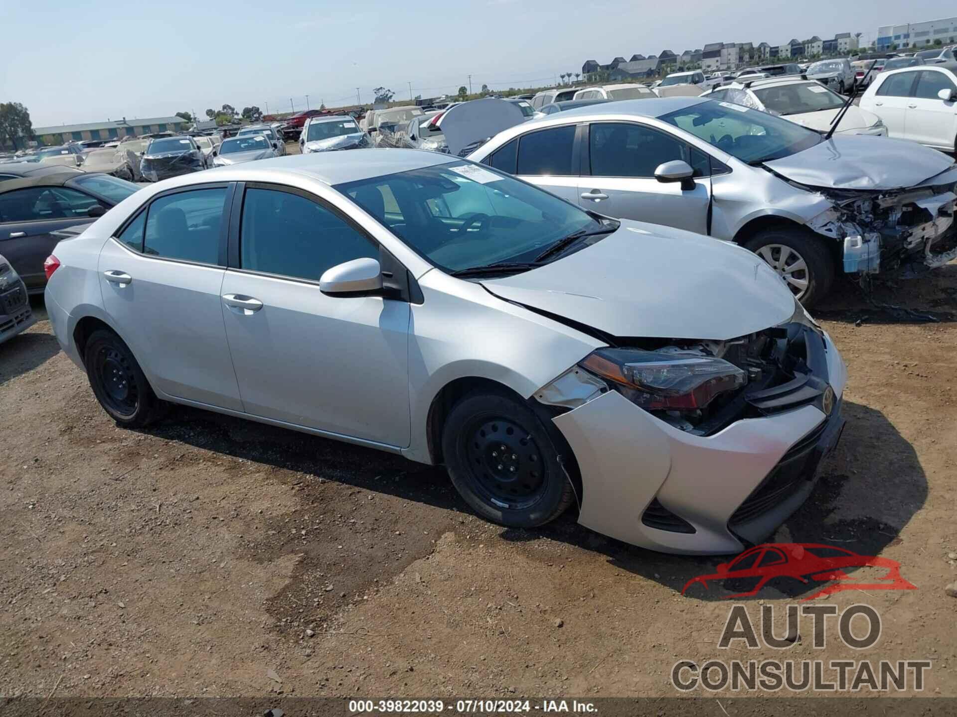 TOYOTA COROLLA 2019 - 5YFBURHE3KP917119