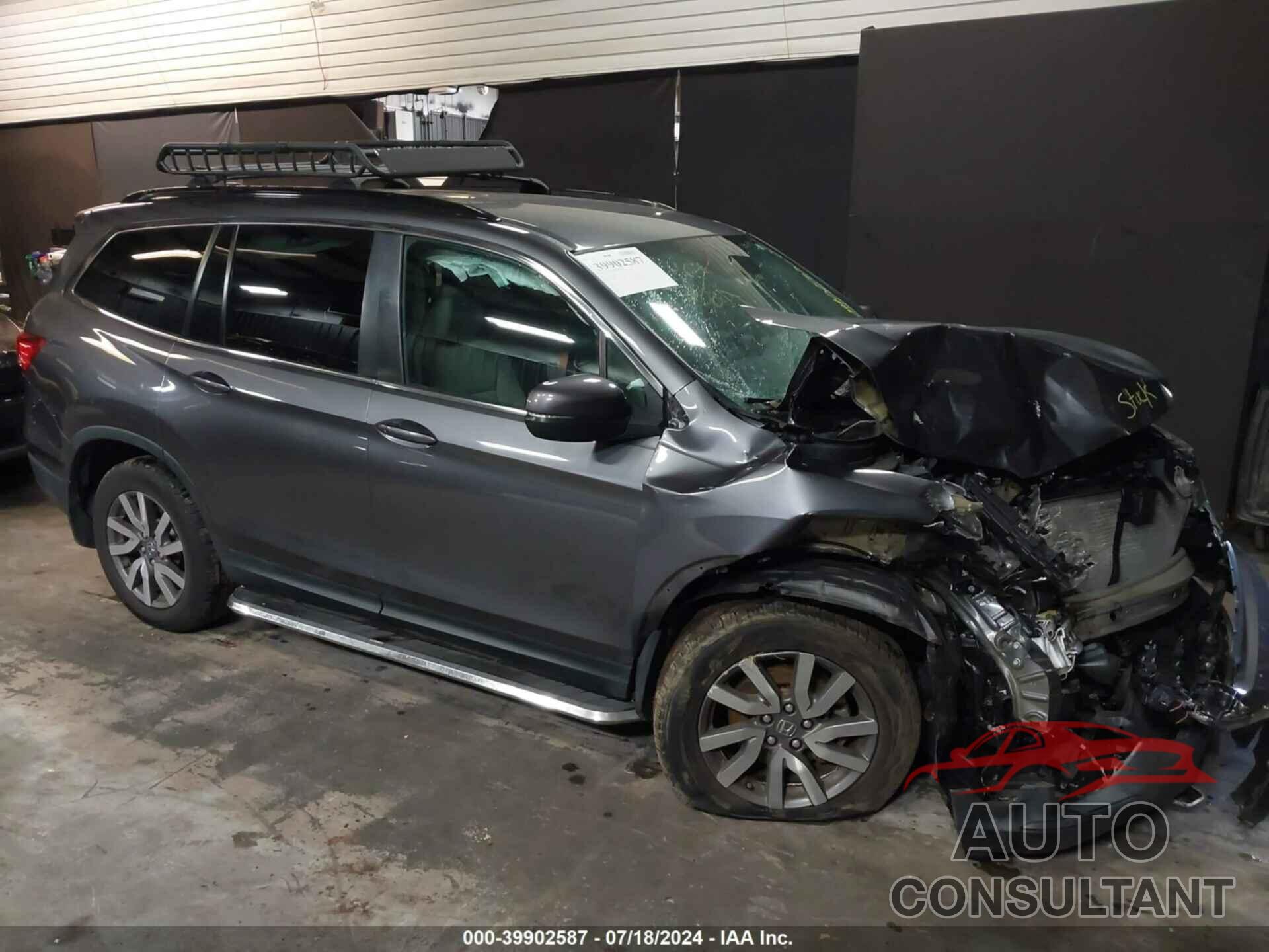 HONDA PILOT 2019 - 5FNYF6H33KB084046