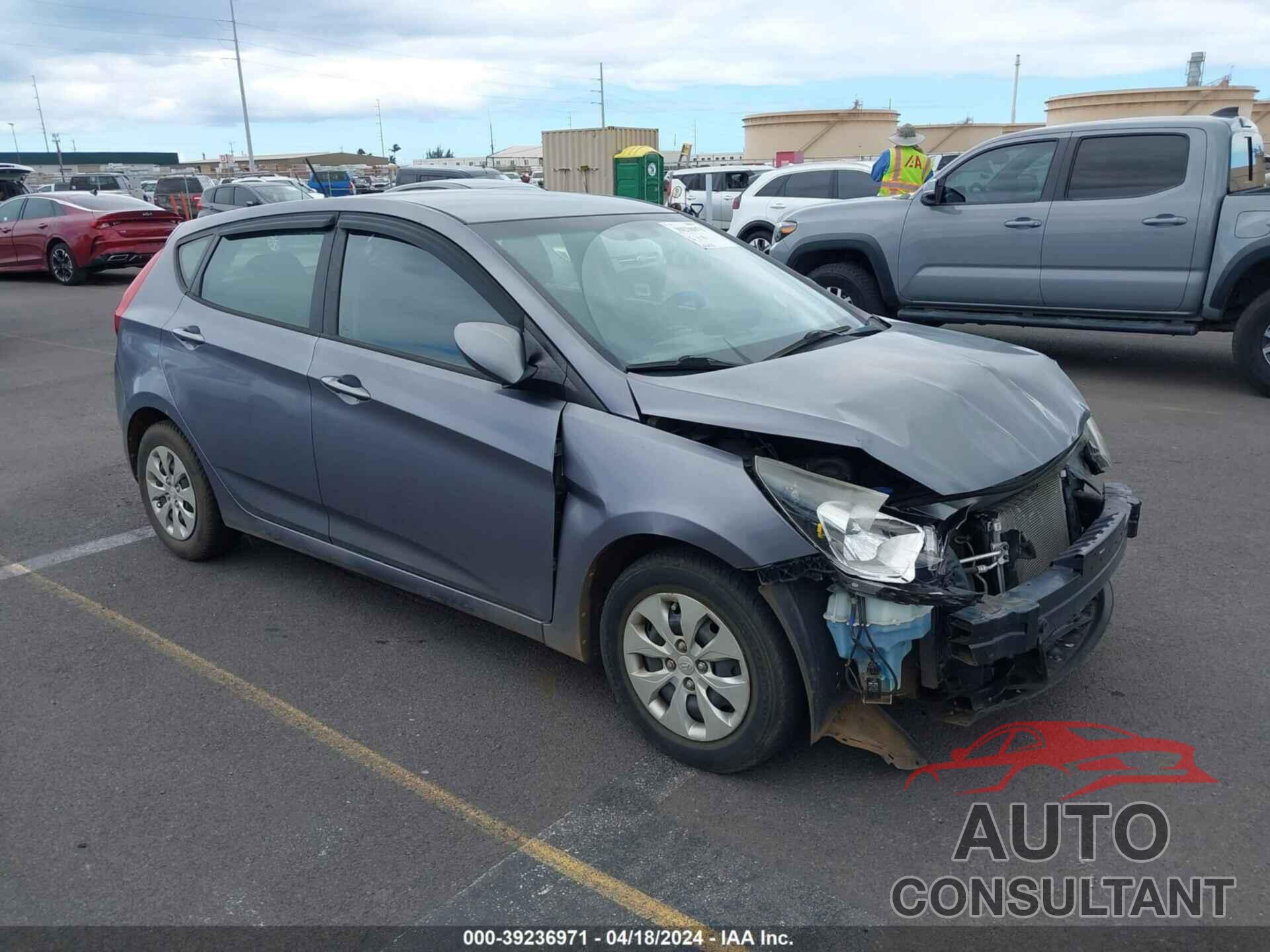 HYUNDAI ACCENT 2016 - KMHCT5AEXGU269293