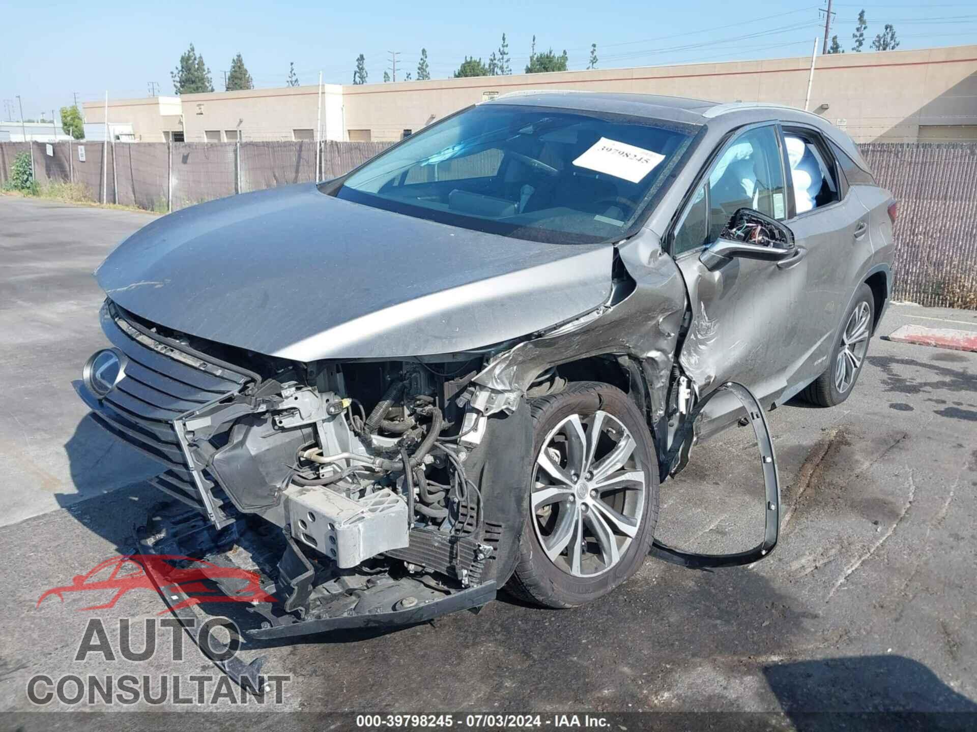 LEXUS RX 450H 2017 - 2T2BGMCA4HC017008