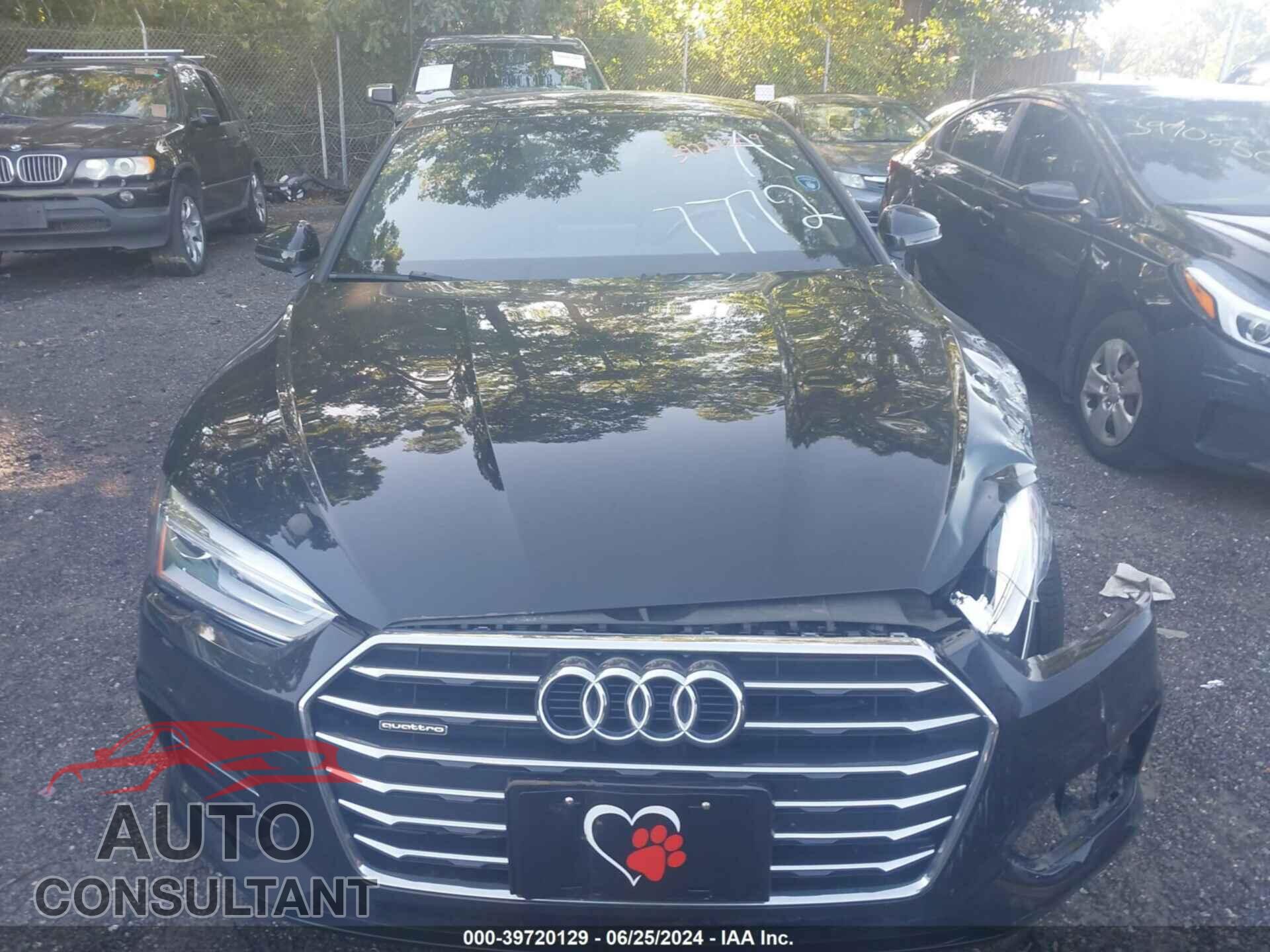 AUDI A5 2018 - WAUANCF55JA007772