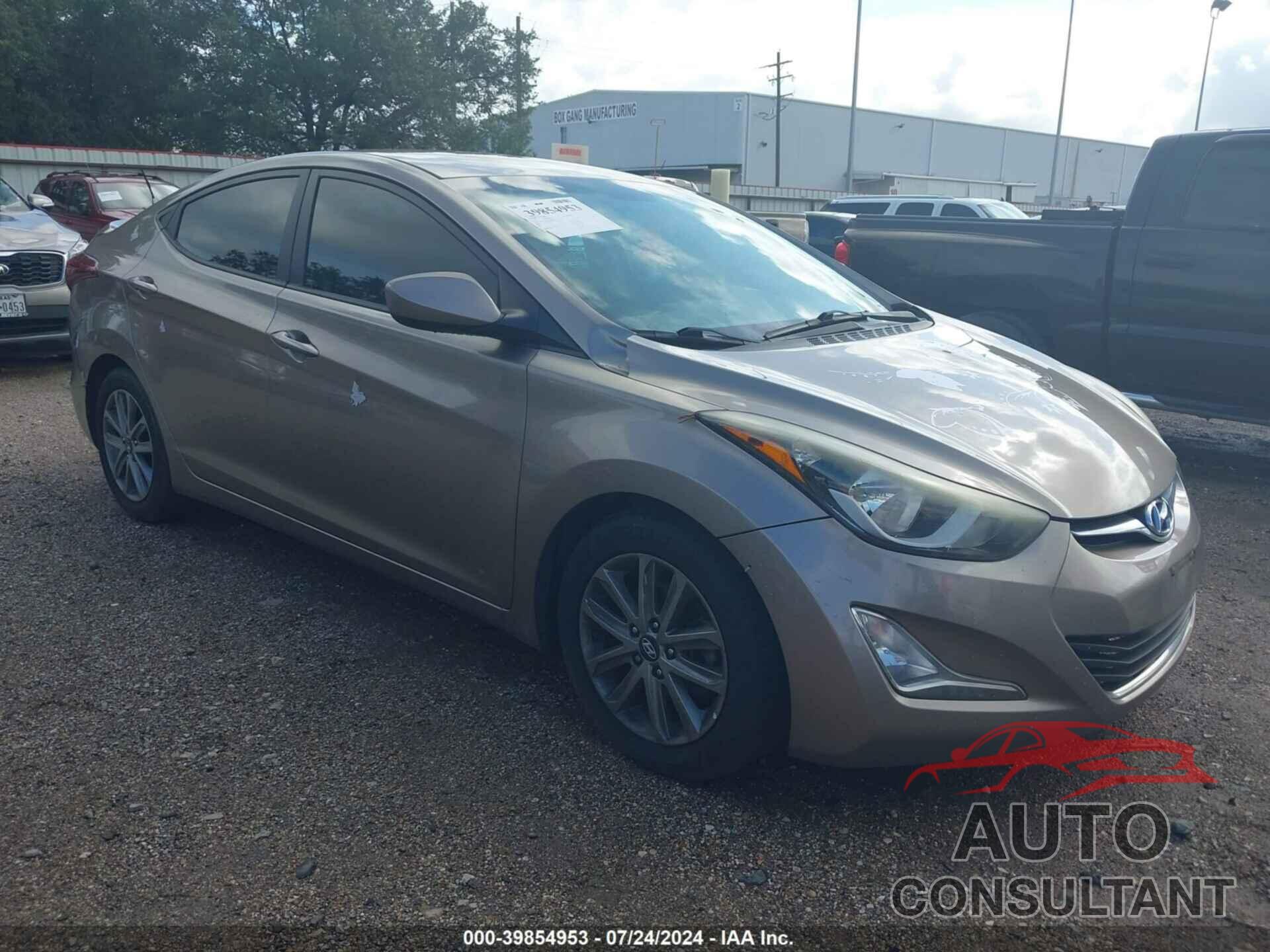 HYUNDAI ELANTRA 2016 - 5NPDH4AE5GH656736