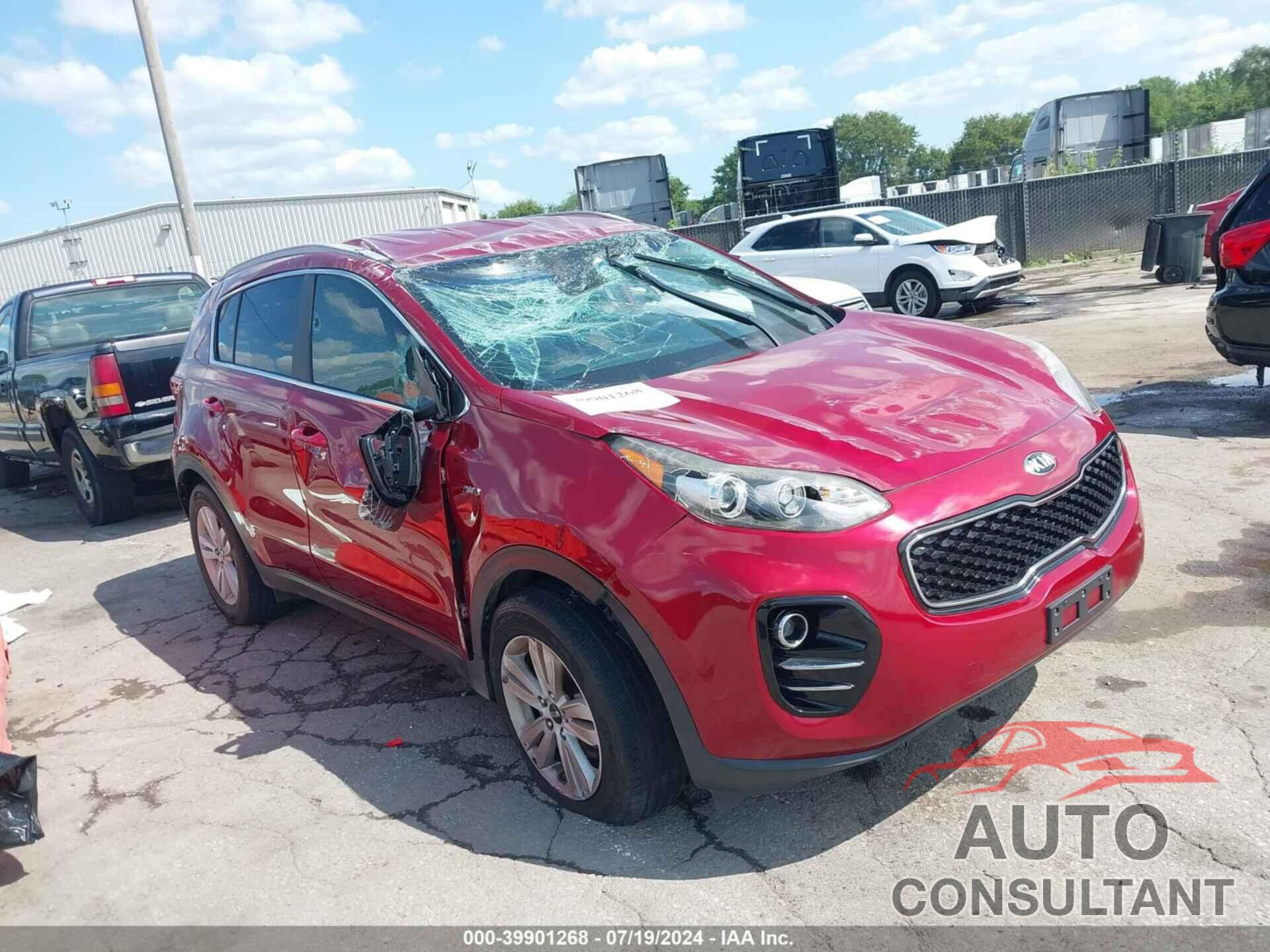 KIA SPORTAGE 2017 - KNDPMCAC0H7047433