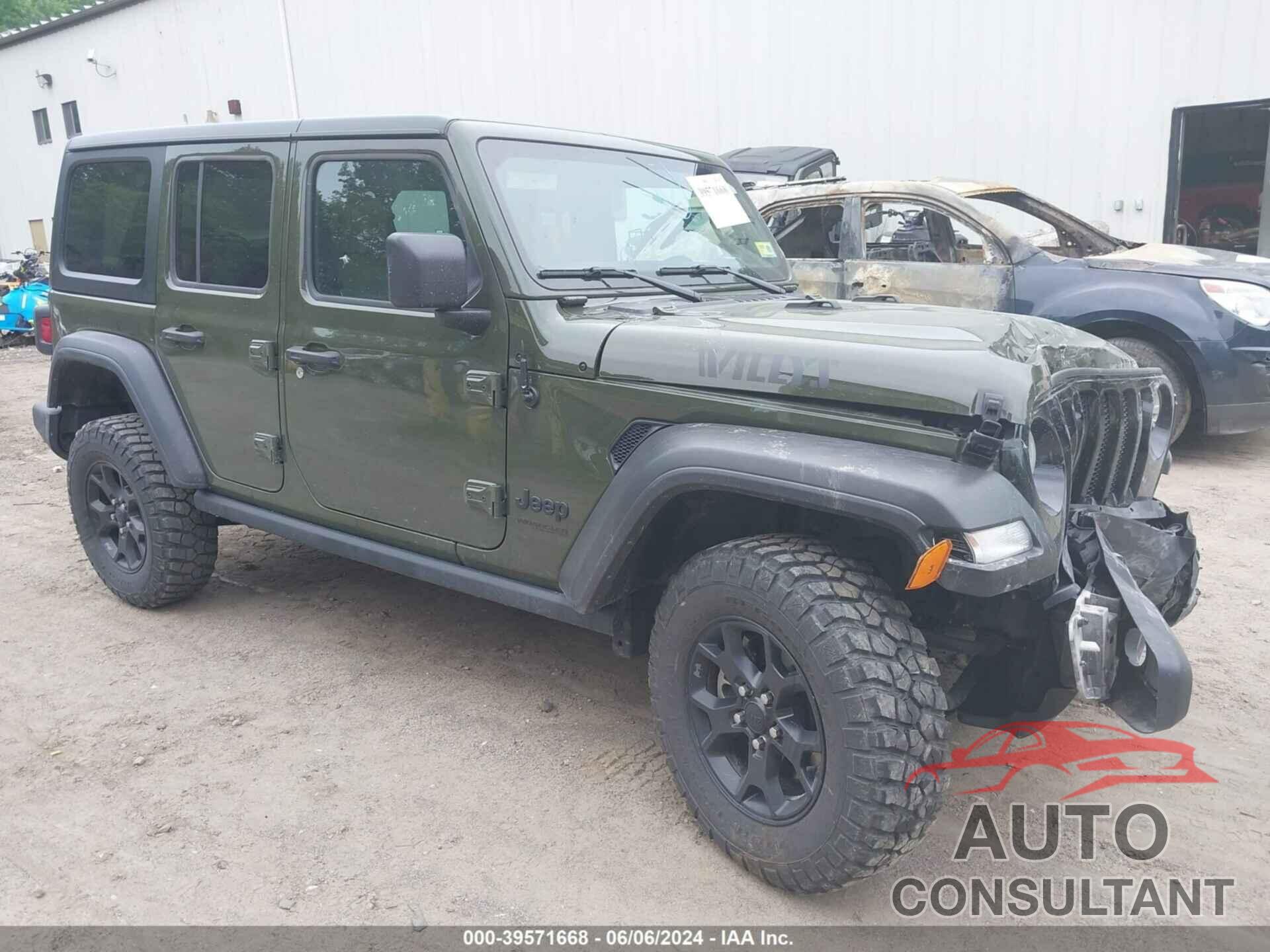 JEEP WRANGLER UNLIMITED 2022 - 1C4HJXDG1NW277860