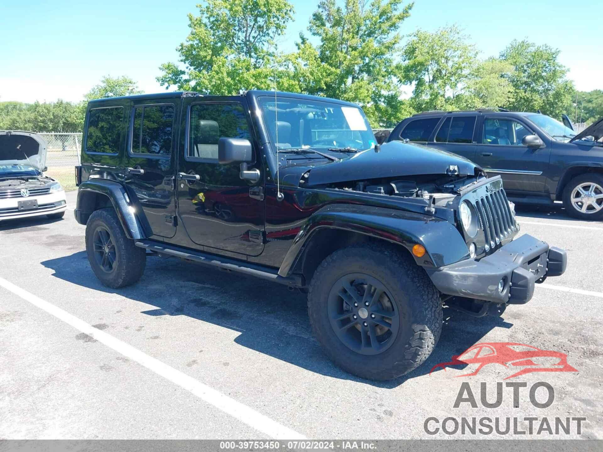 JEEP WRANGLER UNLIMITED 2017 - 1C4BJWDG1HL527135