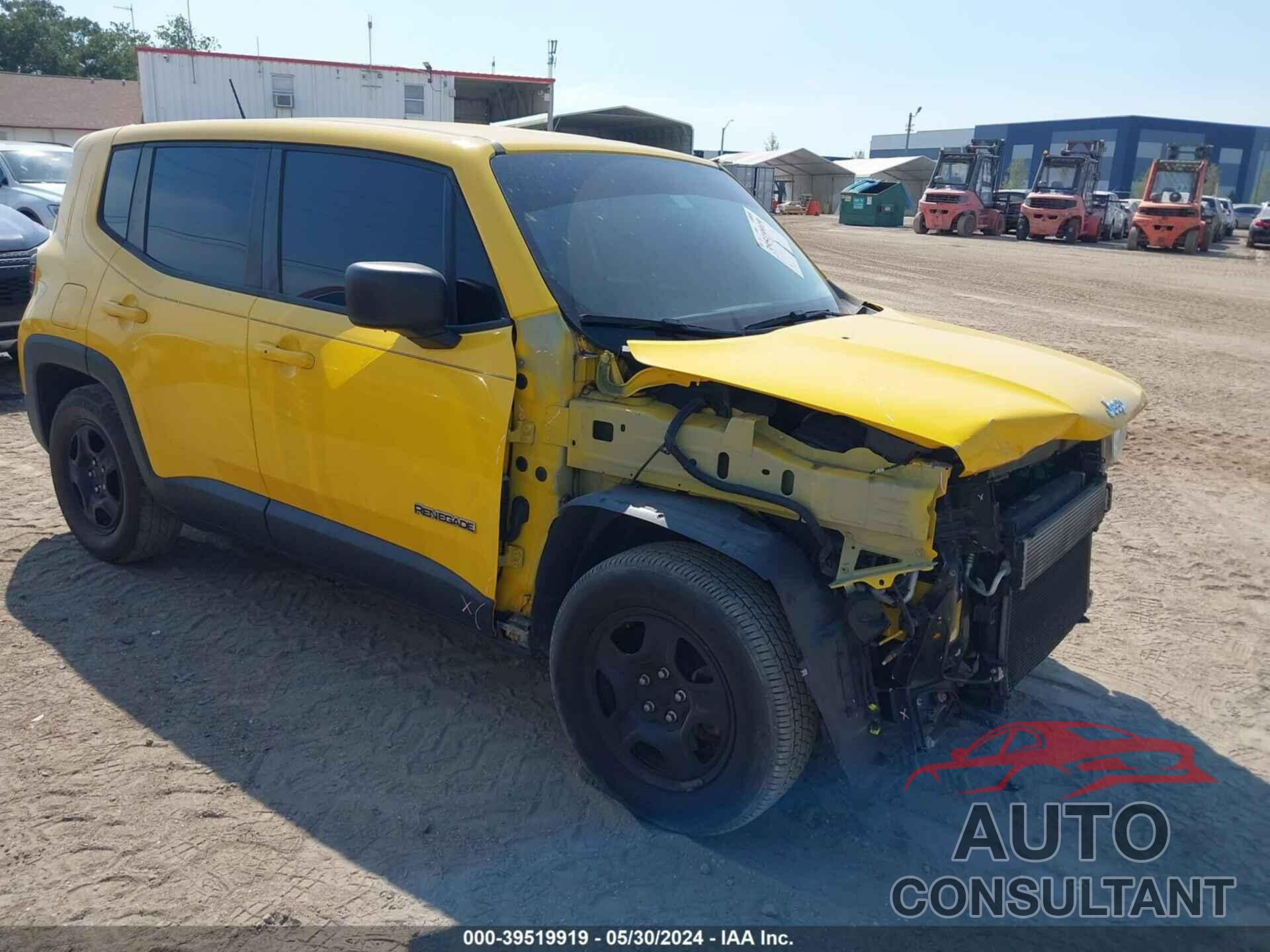 JEEP RENEGADE 2017 - ZACCJAAB5HPE43072