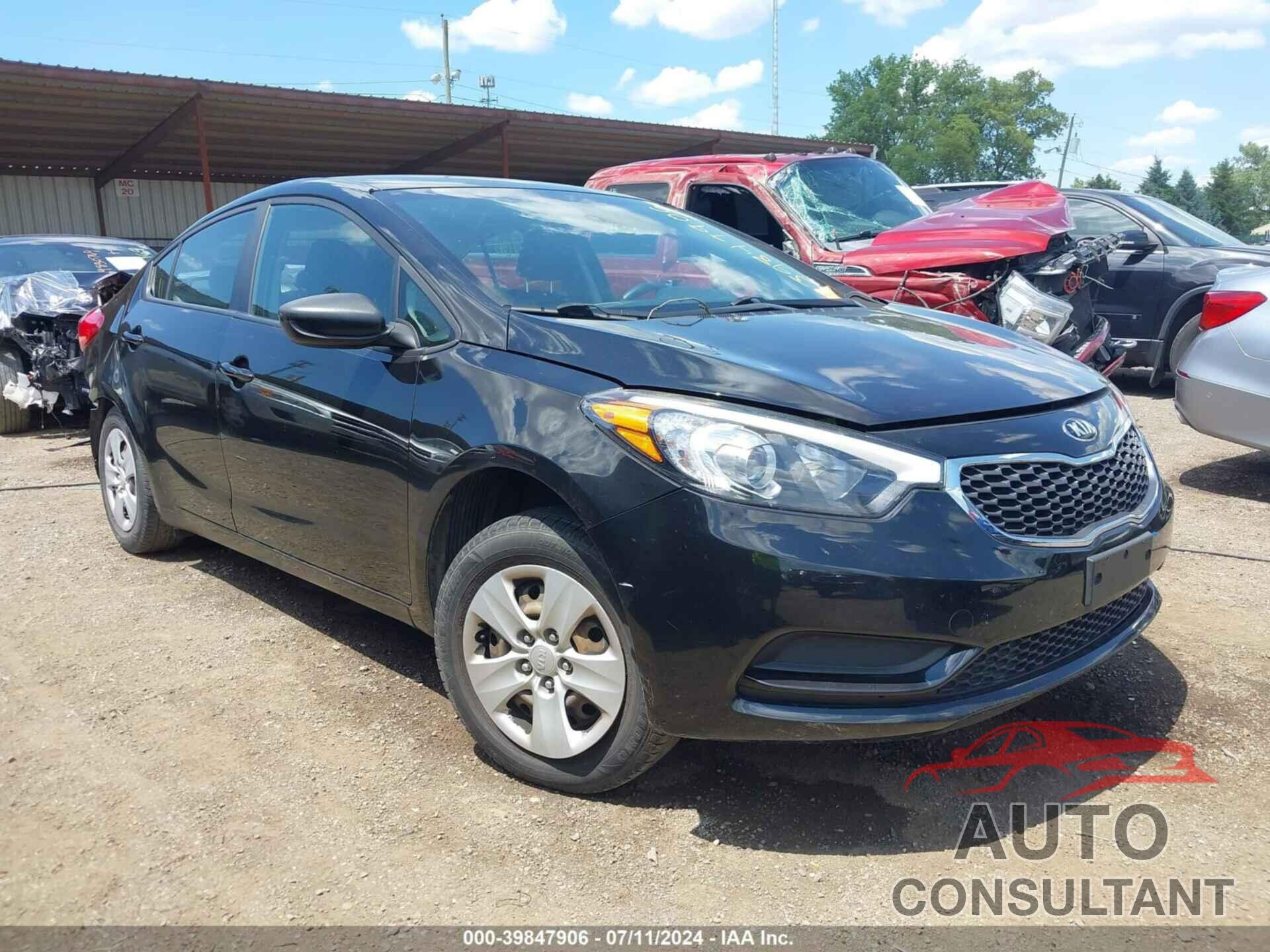 KIA FORTE 2016 - KNAFK4A69G5614814