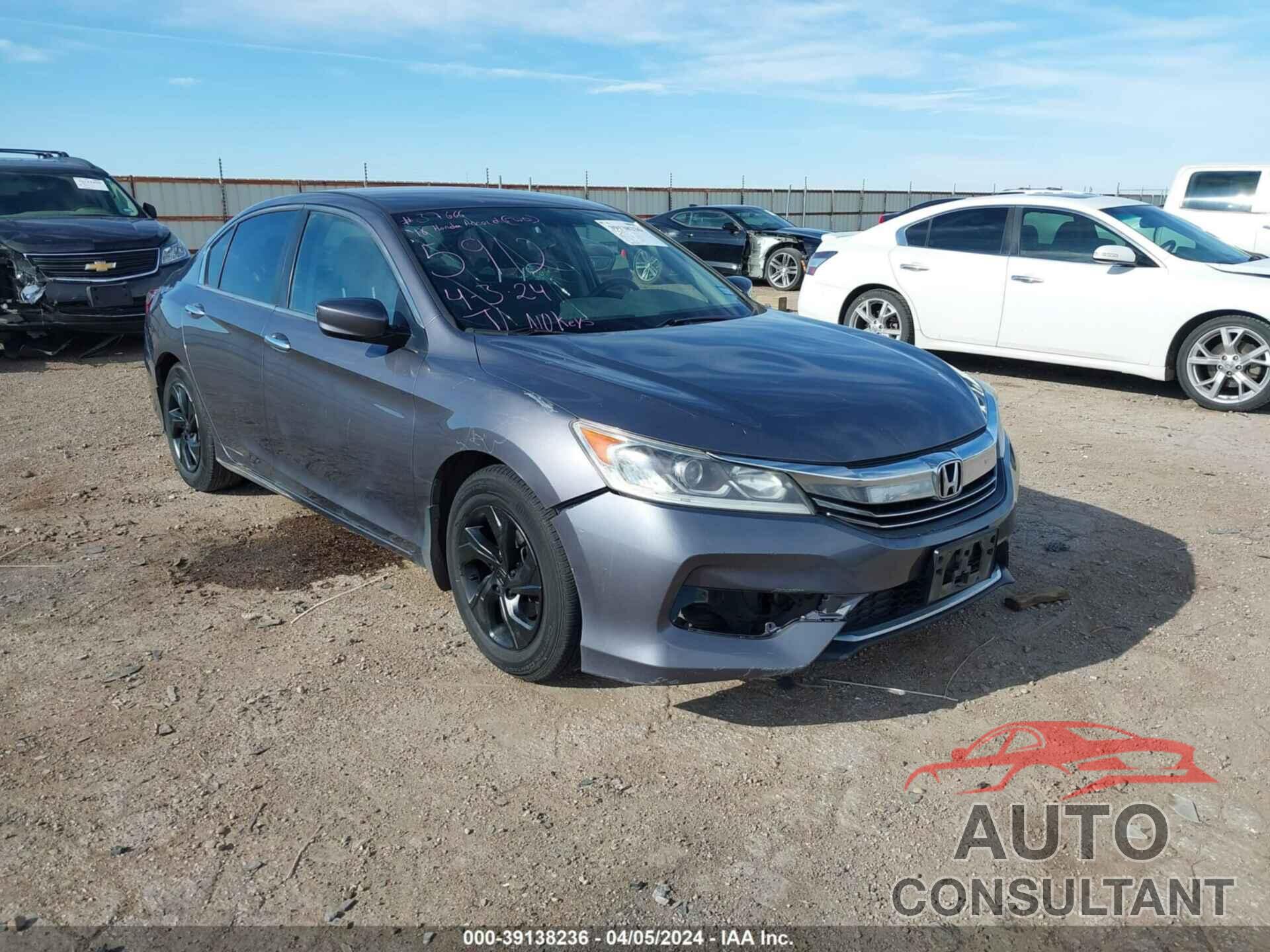 HONDA ACCORD 2016 - 1HGCR2F30GA125912