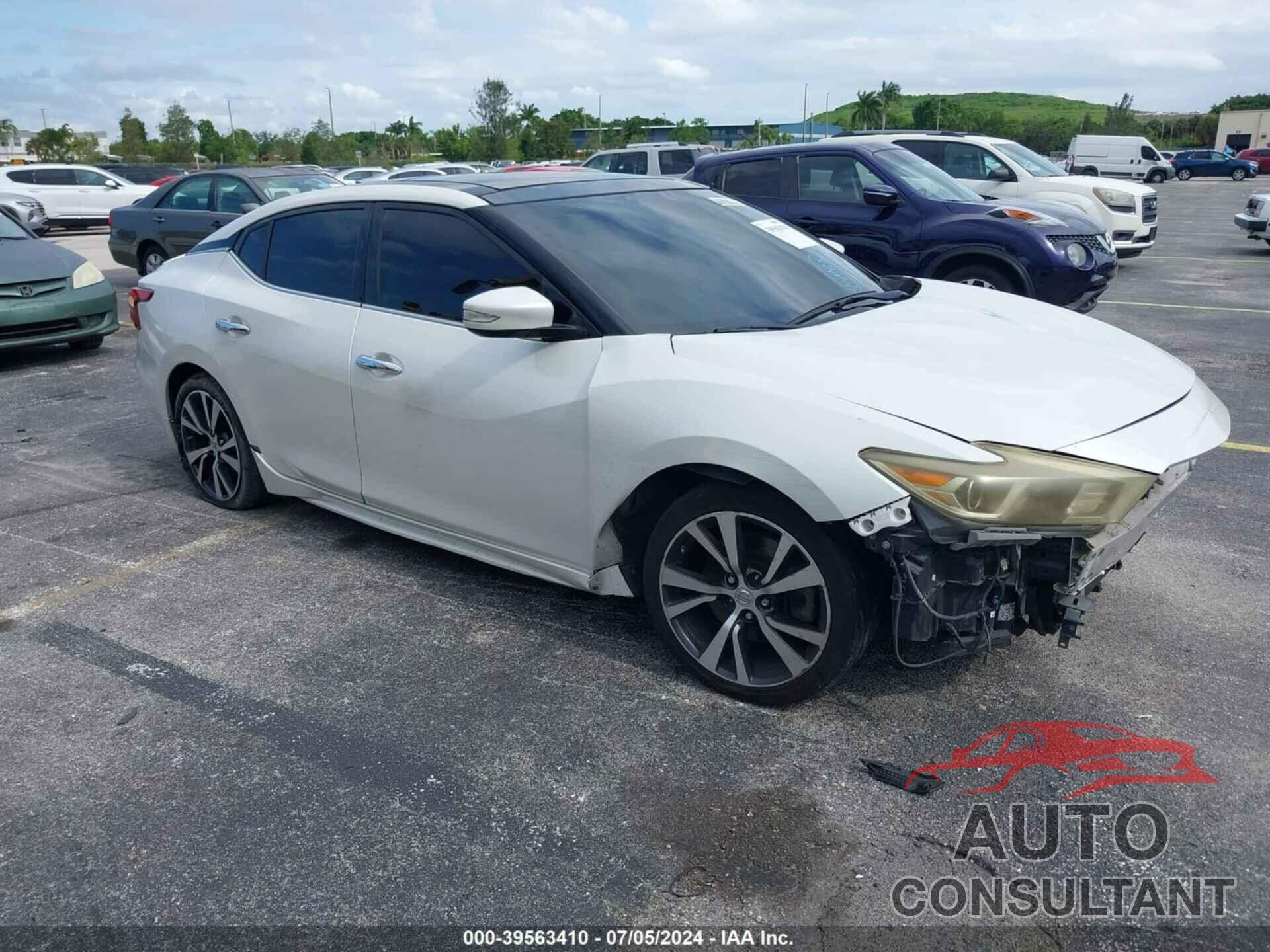 NISSAN MAXIMA 2017 - 1N4AA6AP0HC394244