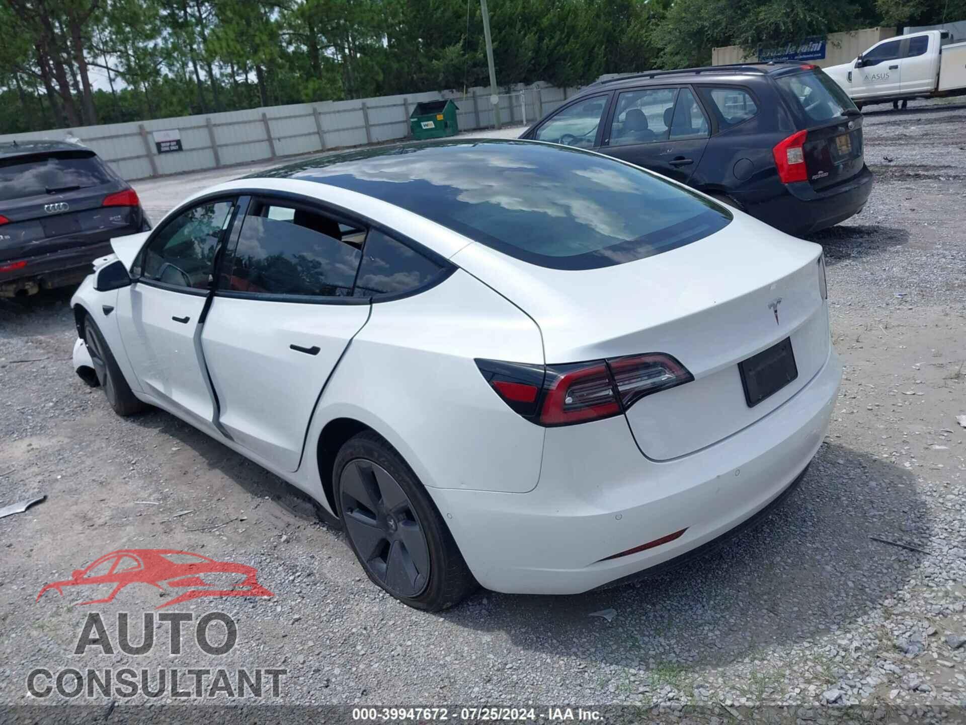 TESLA MODEL 3 2021 - 5YJ3E1EA9MF852103
