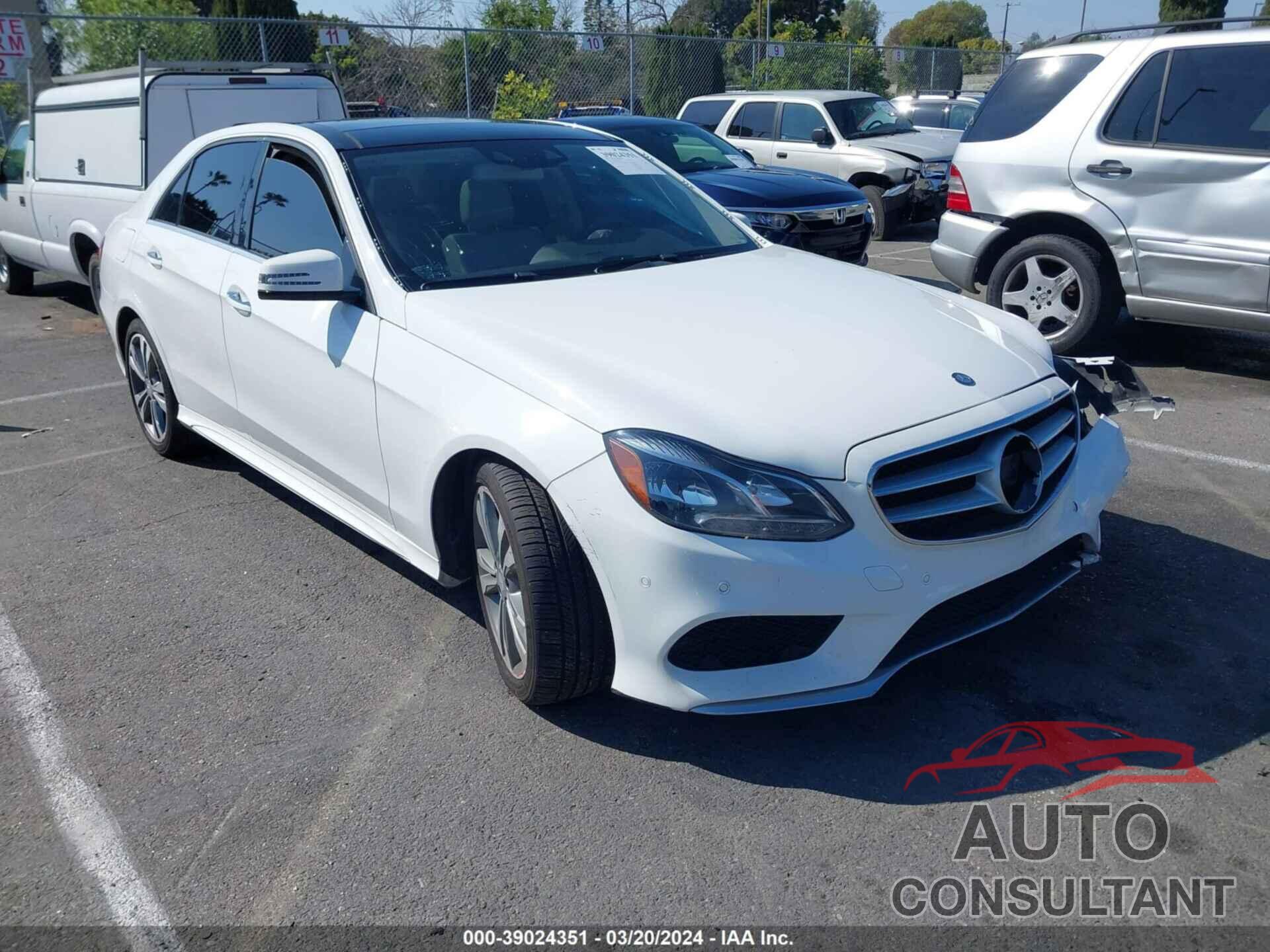 MERCEDES-BENZ E 350 2016 - WDDHF5KBXGB187748