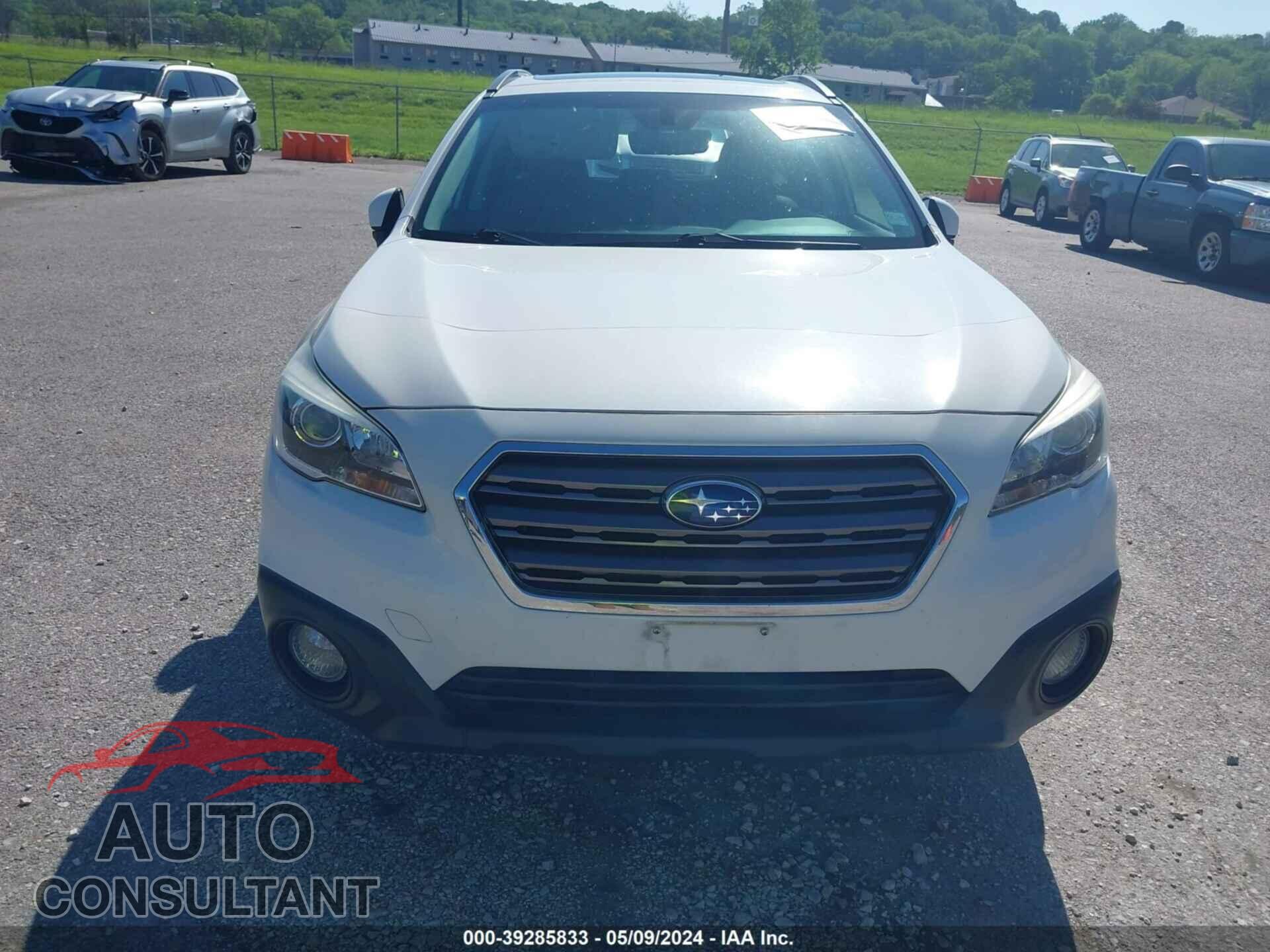 SUBARU OUTBACK 2017 - 4S4BSCTC8H3296918