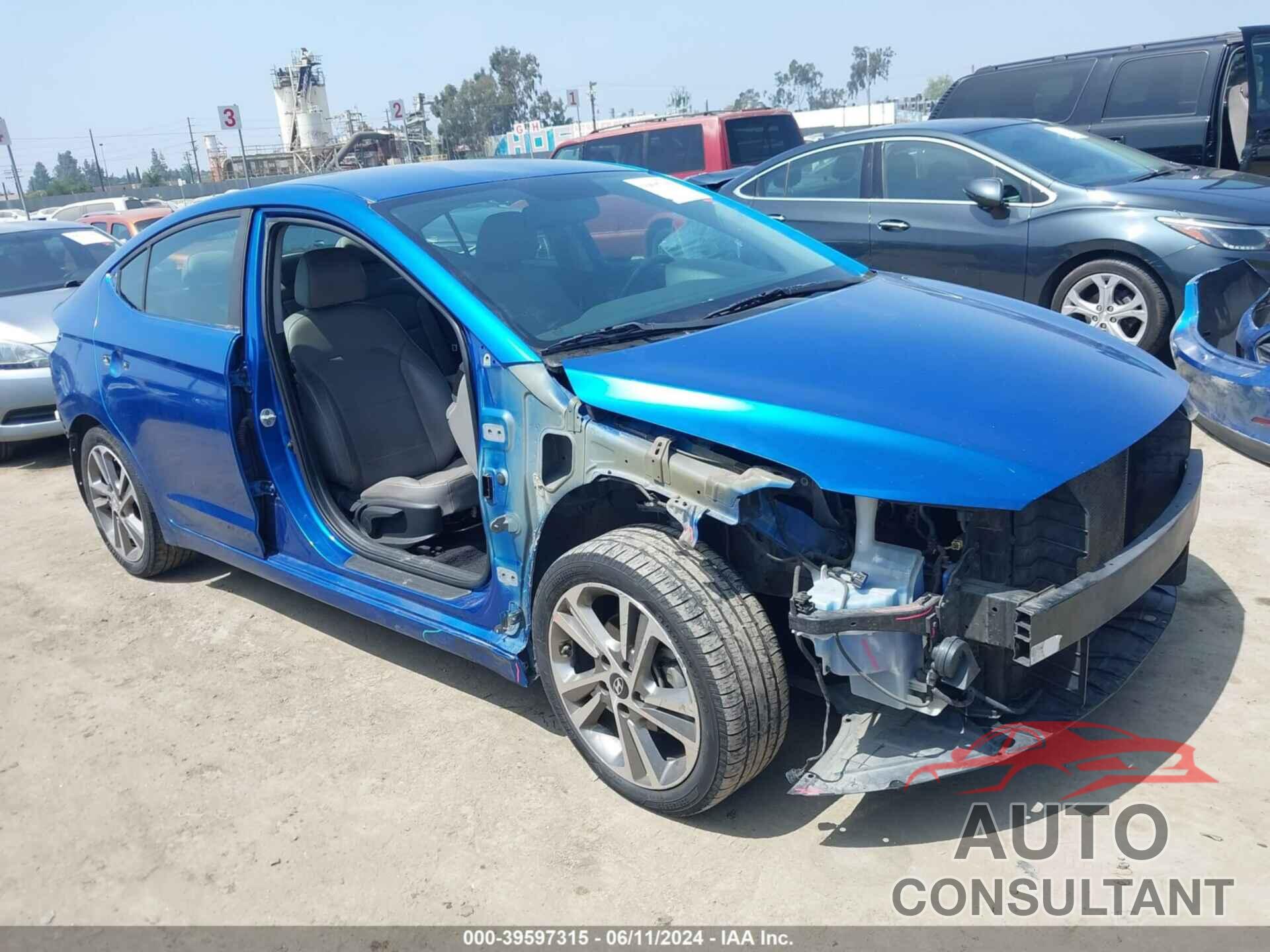 HYUNDAI ELANTRA 2017 - 5NPD84LF7HH013389