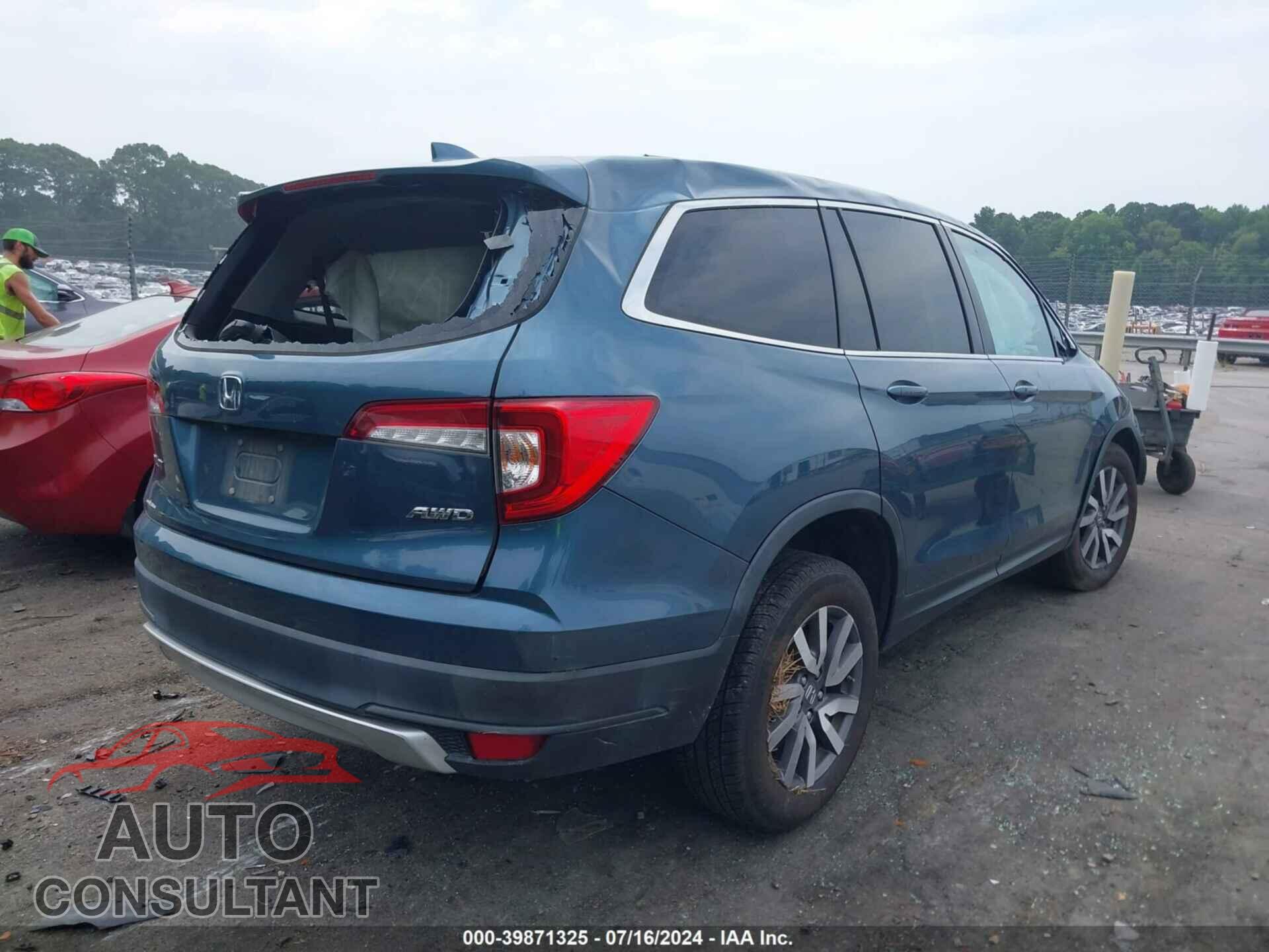 HONDA PILOT 2019 - 5FNYF6H51KB058224