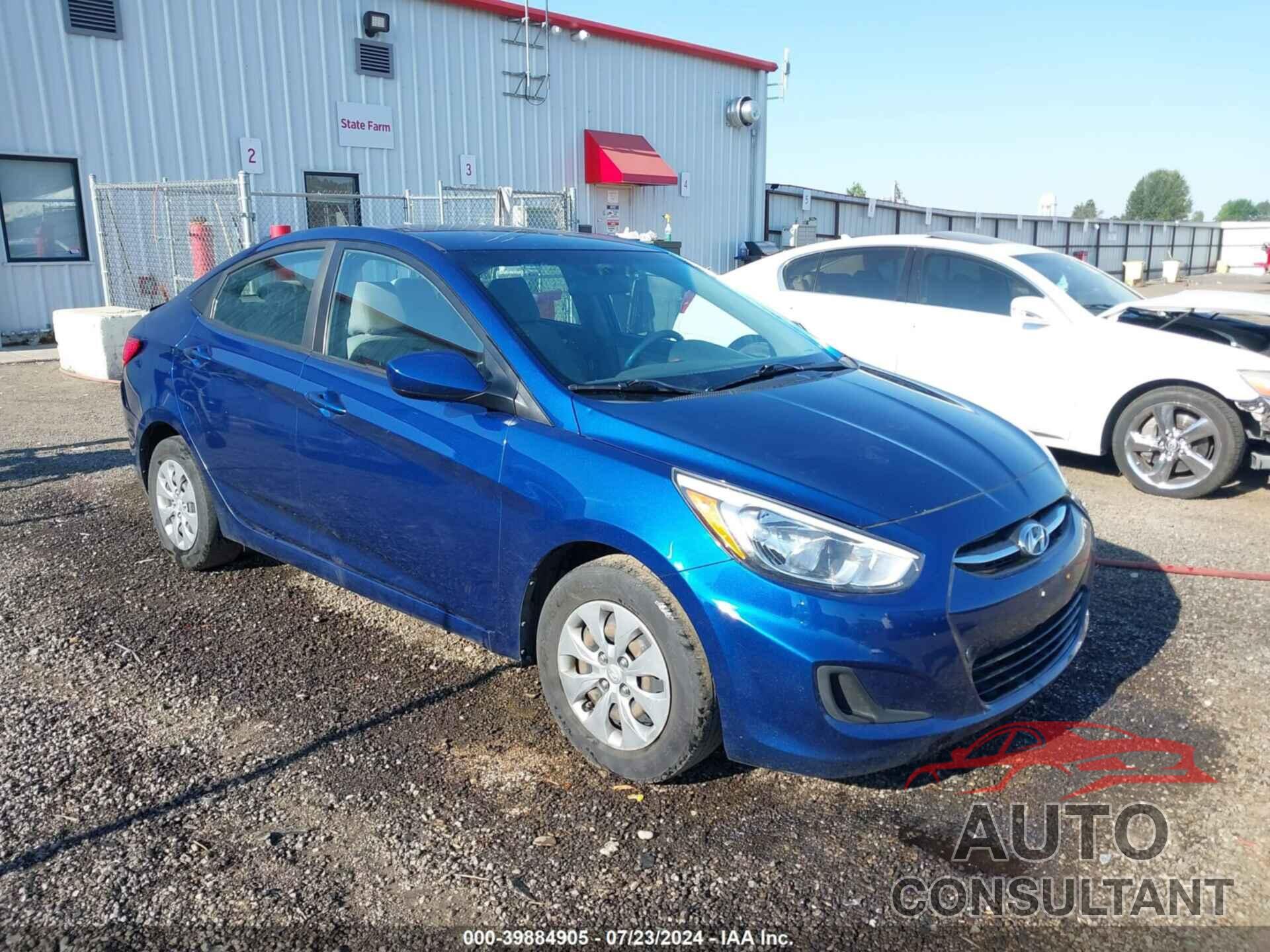 HYUNDAI ACCENT 2017 - KMHCT4AE8HU331723