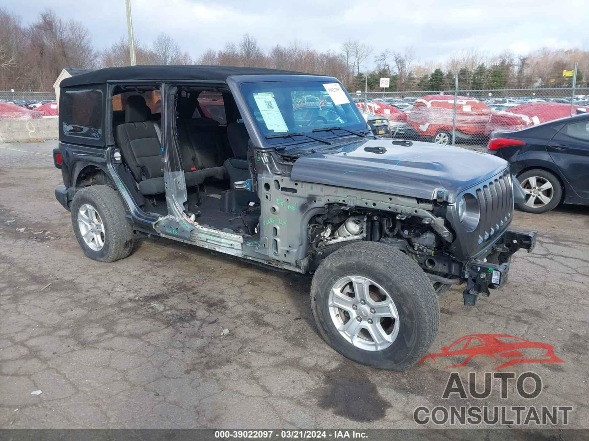 JEEP WRANGLER UNLIMITED 2018 - 1C4HJXDG3JW324543