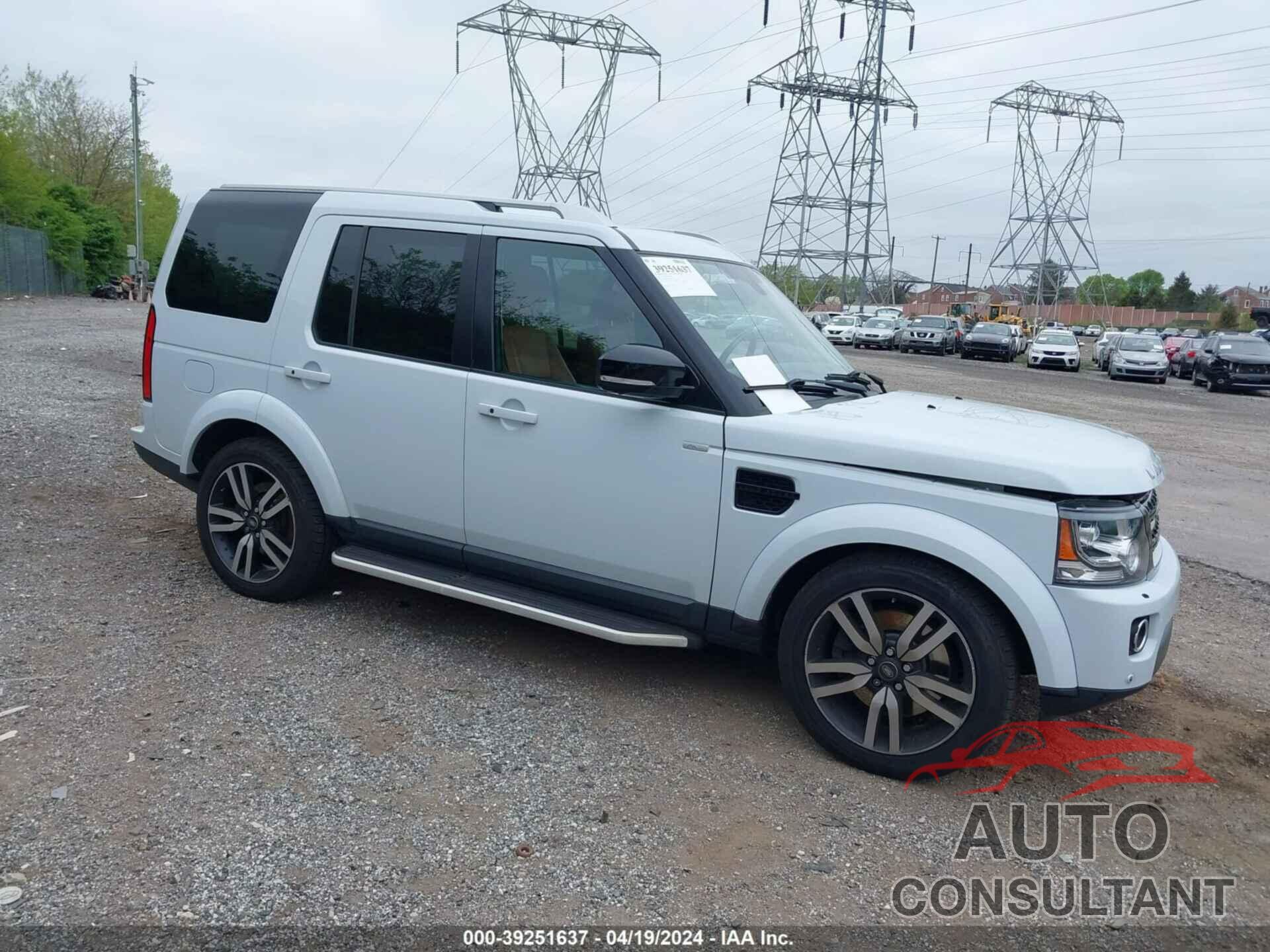 LAND ROVER LR4 2016 - SALAK2V65GA829263