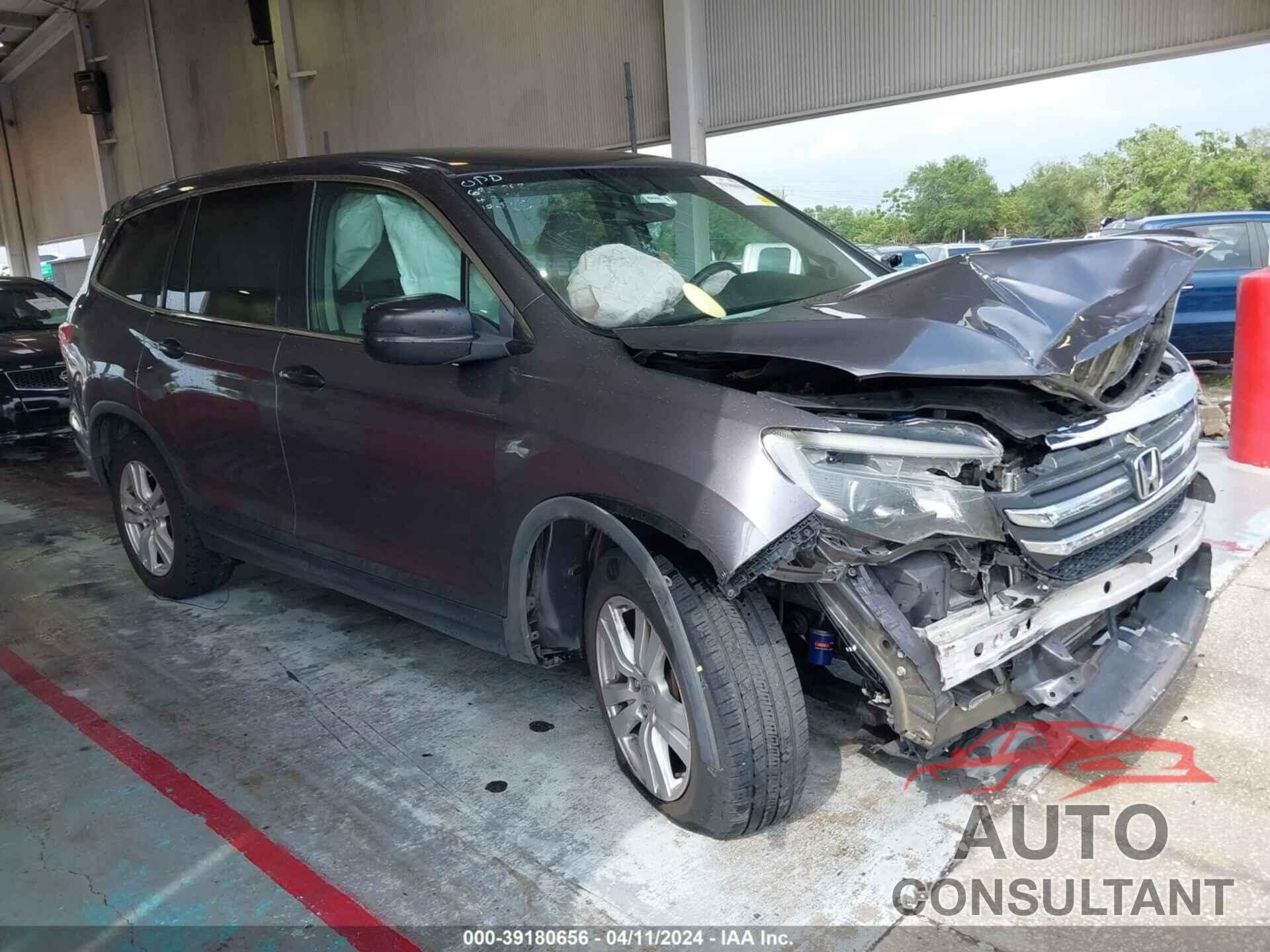 HONDA PILOT 2017 - 5FNYF5H1XHB026842