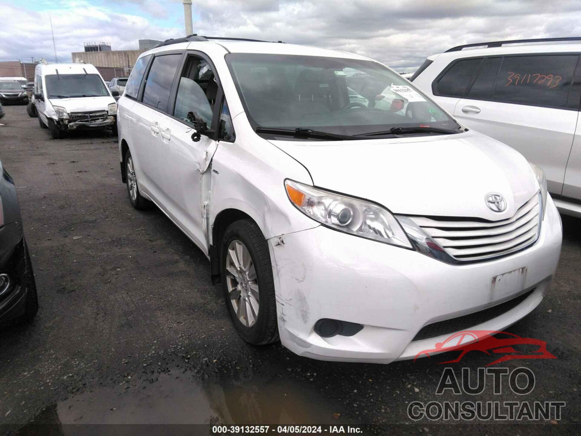 TOYOTA SIENNA 2017 - 5TDJZ3DC0HS180489