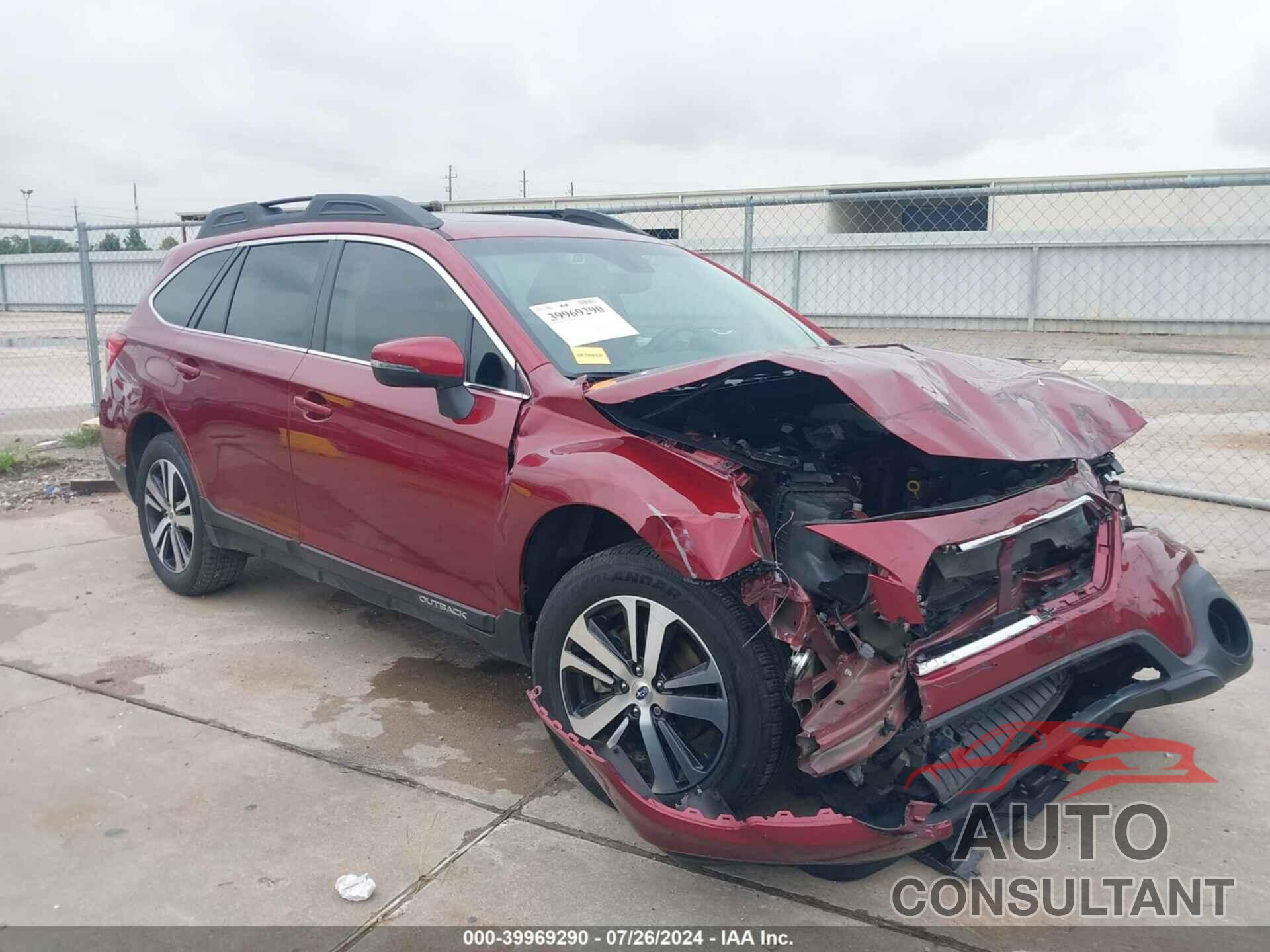 SUBARU OUTBACK 2019 - 4S4BSANC1K3205481