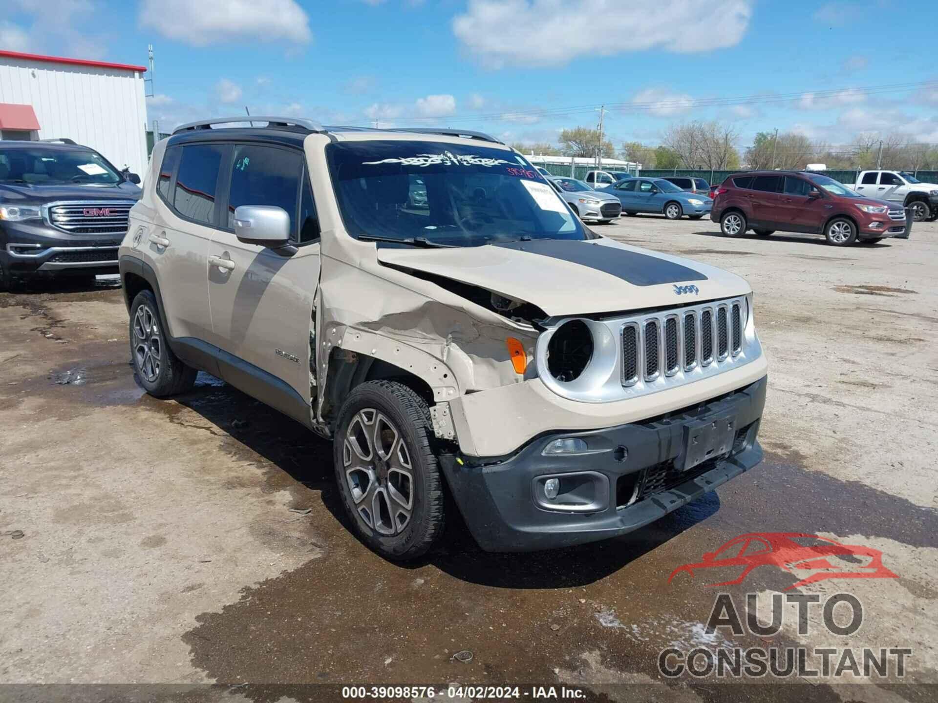 JEEP RENEGADE 2016 - ZACCJBDT1GPD31930