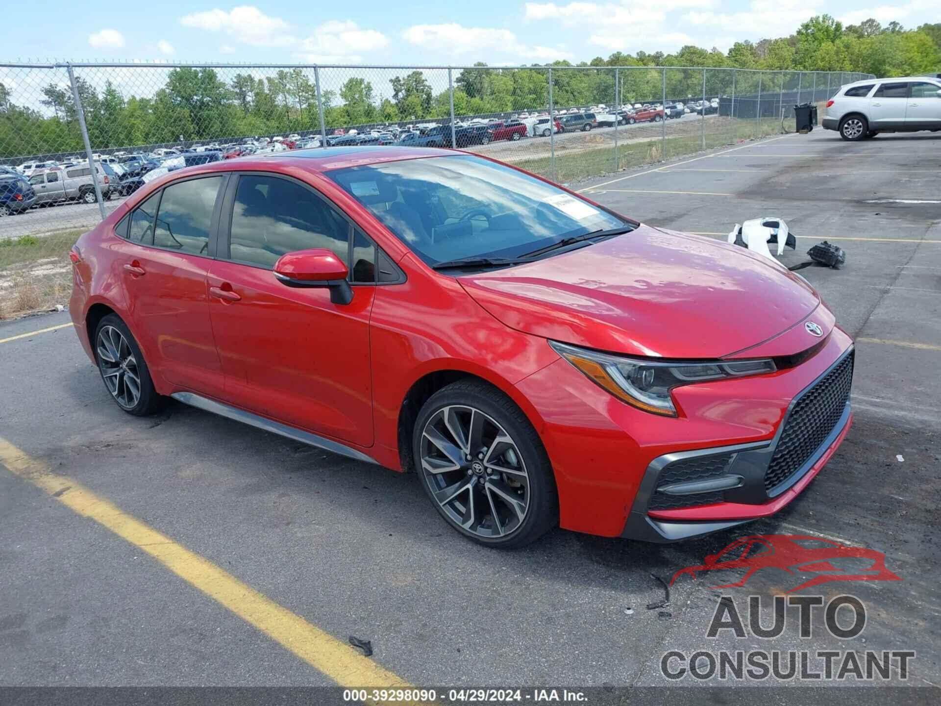 TOYOTA COROLLA 2020 - JTDP4RCE7LJ018007