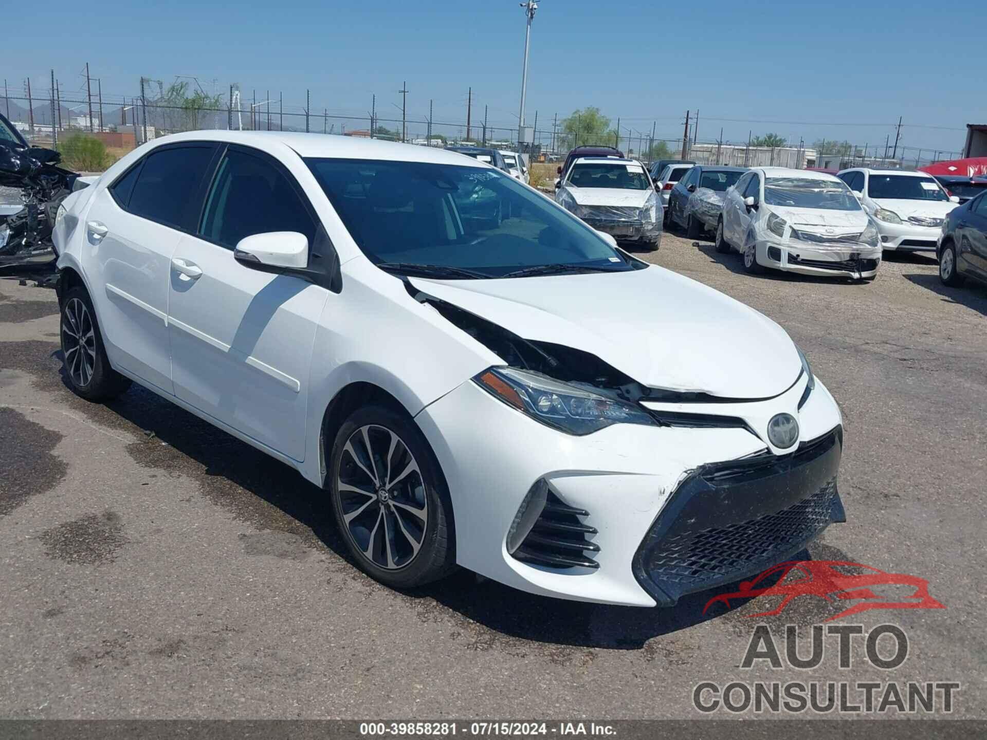 TOYOTA COROLLA 2018 - 2T1BURHE6JC101956
