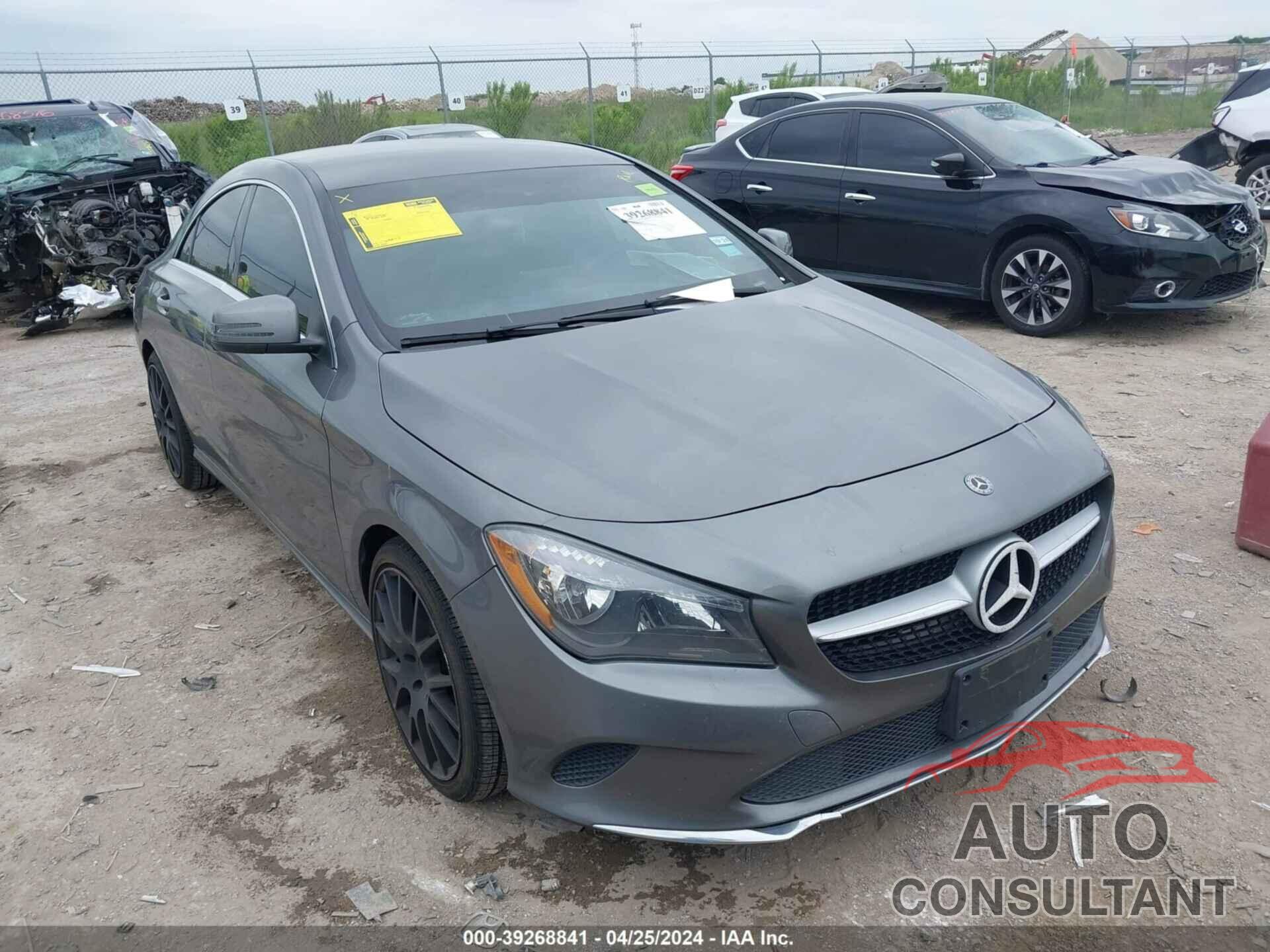 MERCEDES-BENZ CLA 2018 - WDDSJ4EB9JN611212