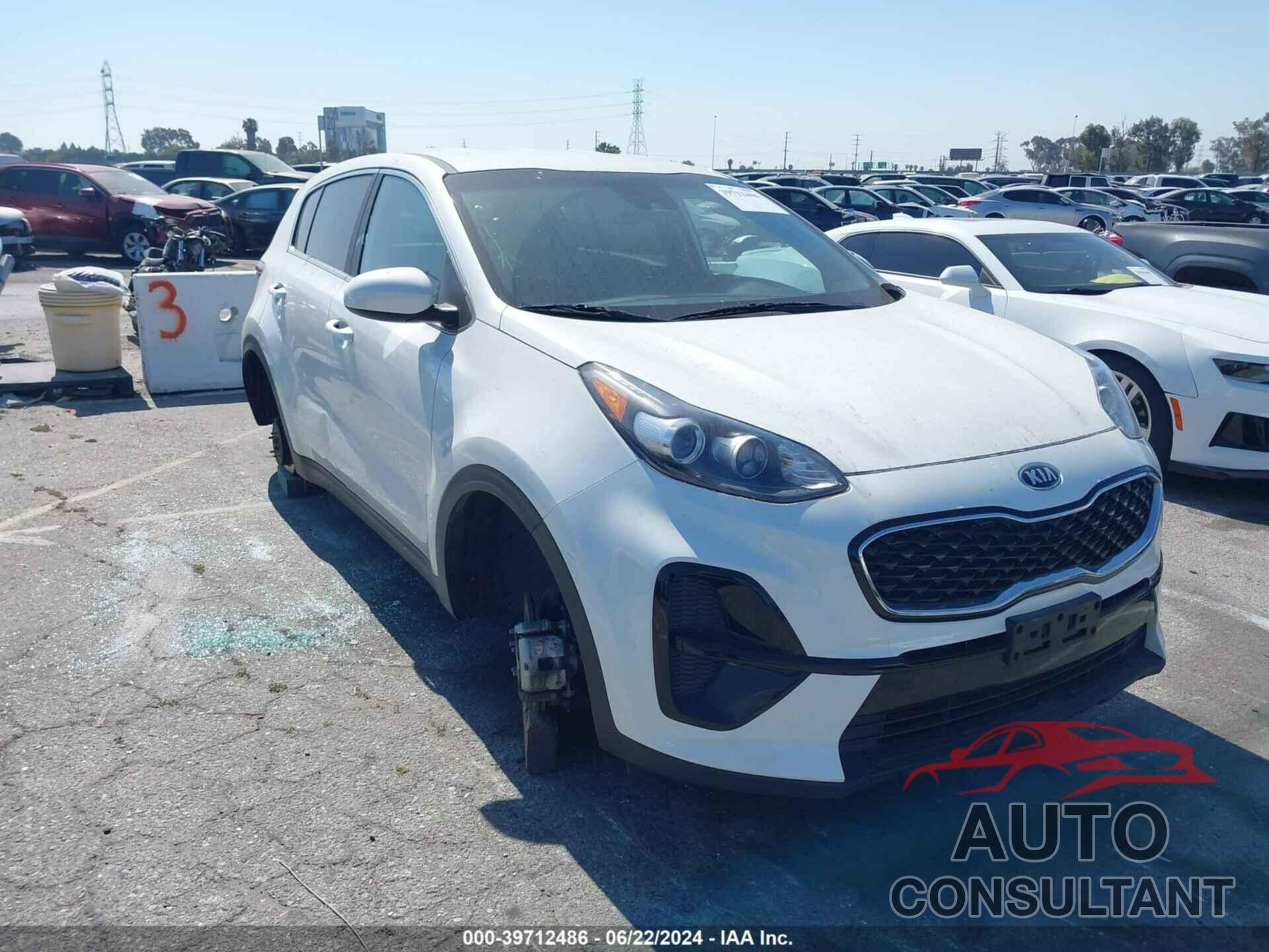 KIA SPORTAGE 2021 - KNDPM3AC6M7927269