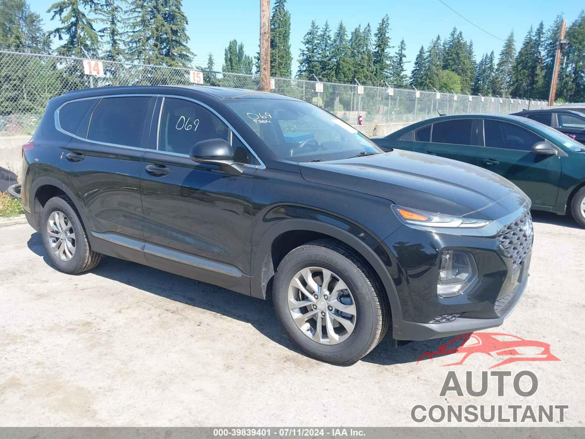 HYUNDAI SANTA FE 2019 - 5NMS2CAD9KH072694