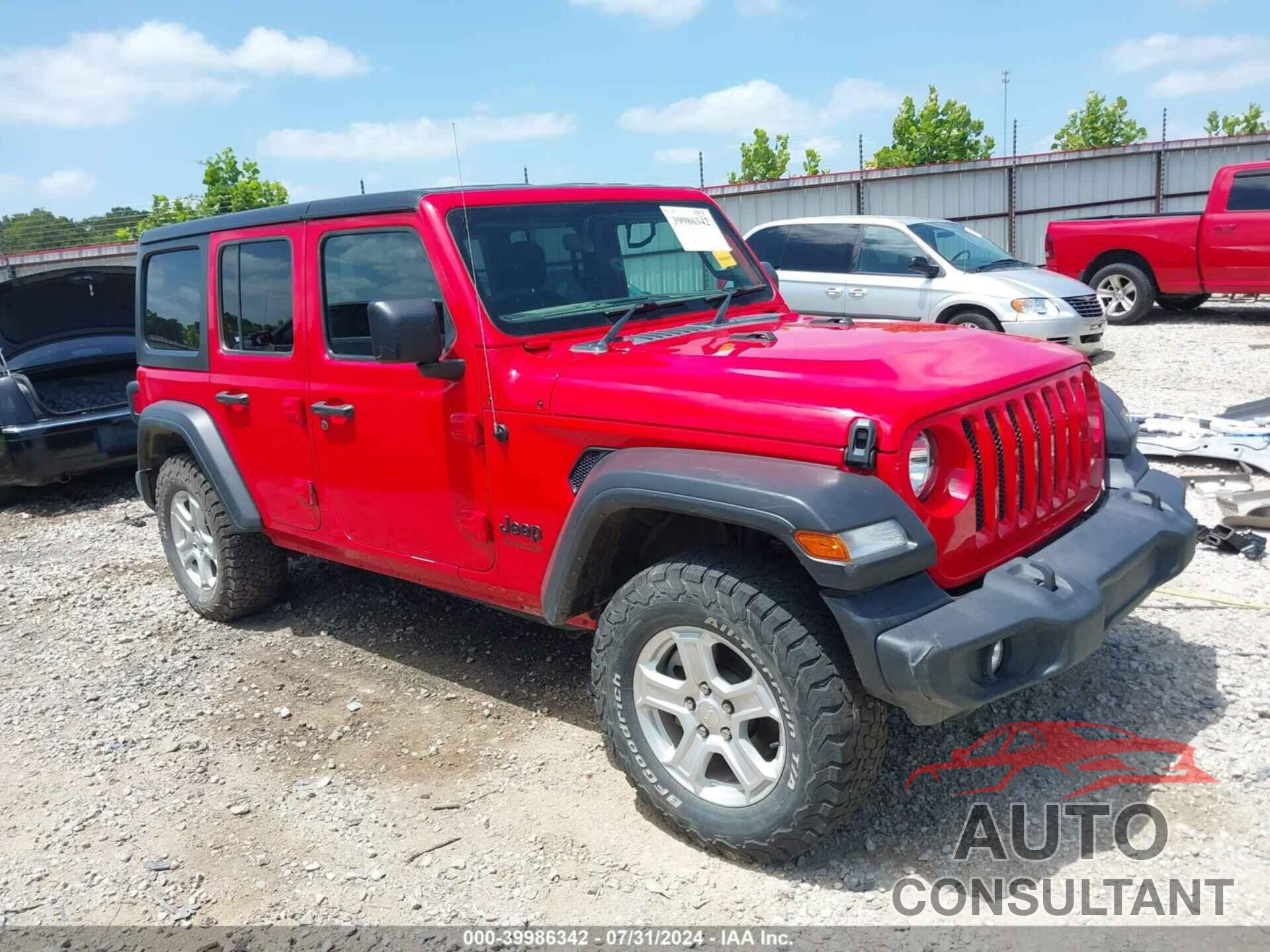 JEEP WRANGLER UNLIMITED 2022 - 1C4HJXKN4NW160128
