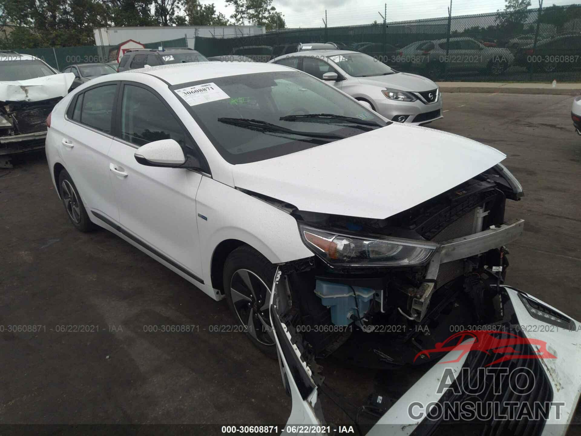 HYUNDAI IONIQ HYBRID 2018 - KMHC75LC3JU091007