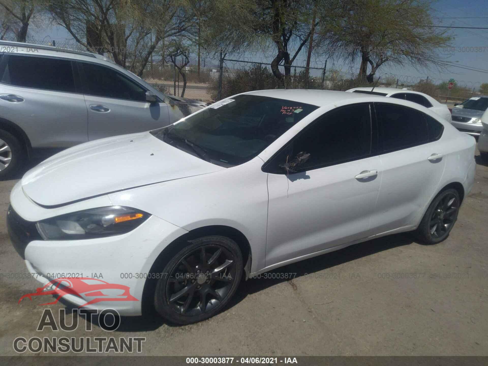 DODGE DART 2016 - 1C3CDFAA6GD584925