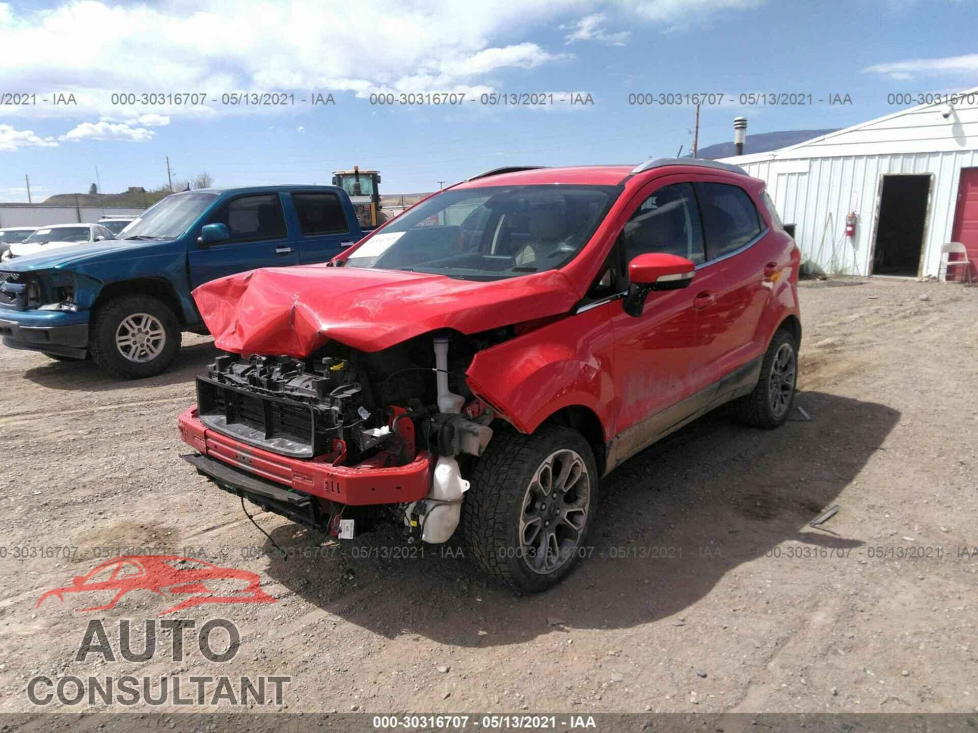 FORD ECOSPORT 2019 - MAJ6S3KL8KC309526