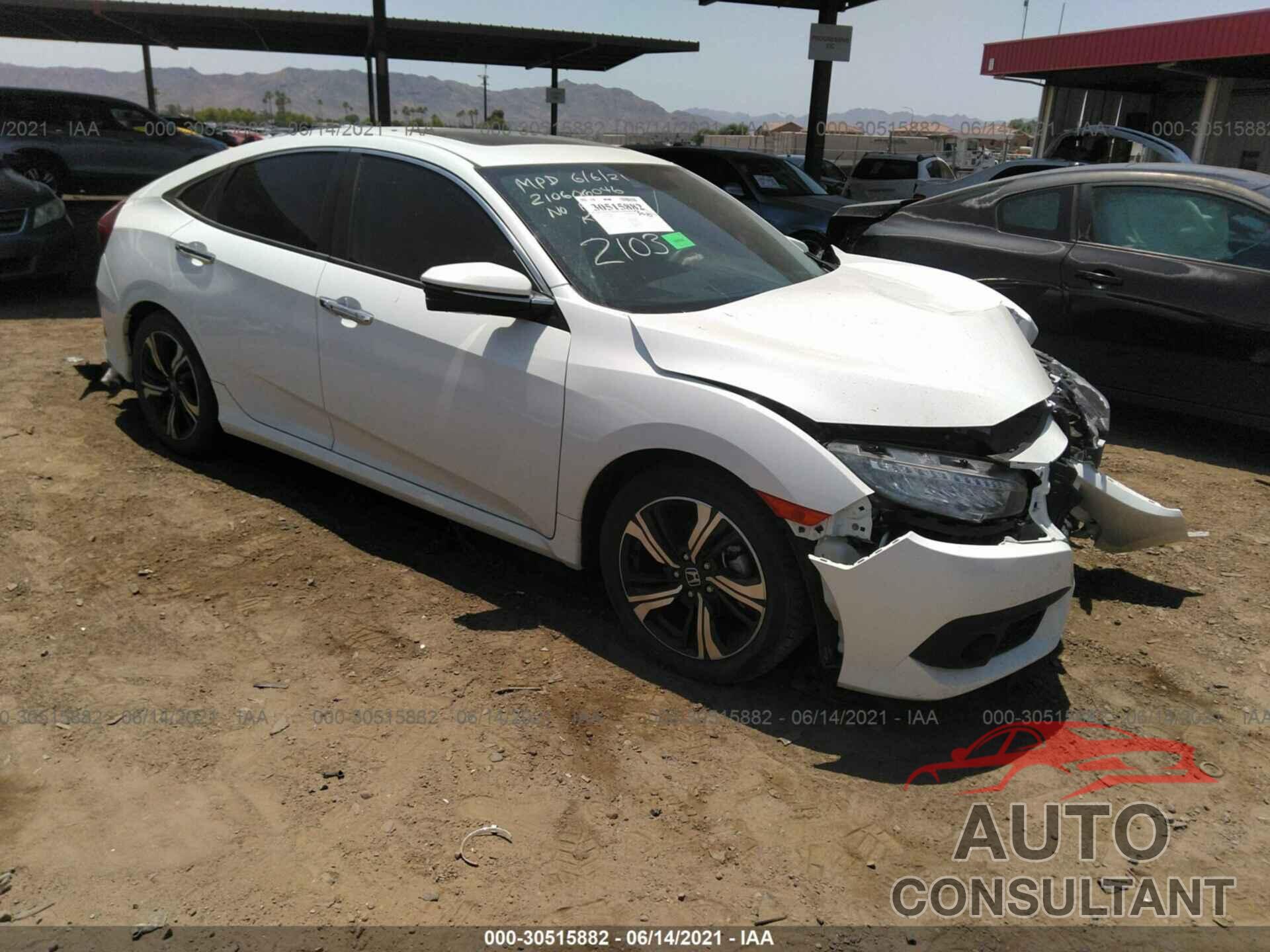 HONDA CIVIC SEDAN 2016 - 2HGFC1F91GH642103