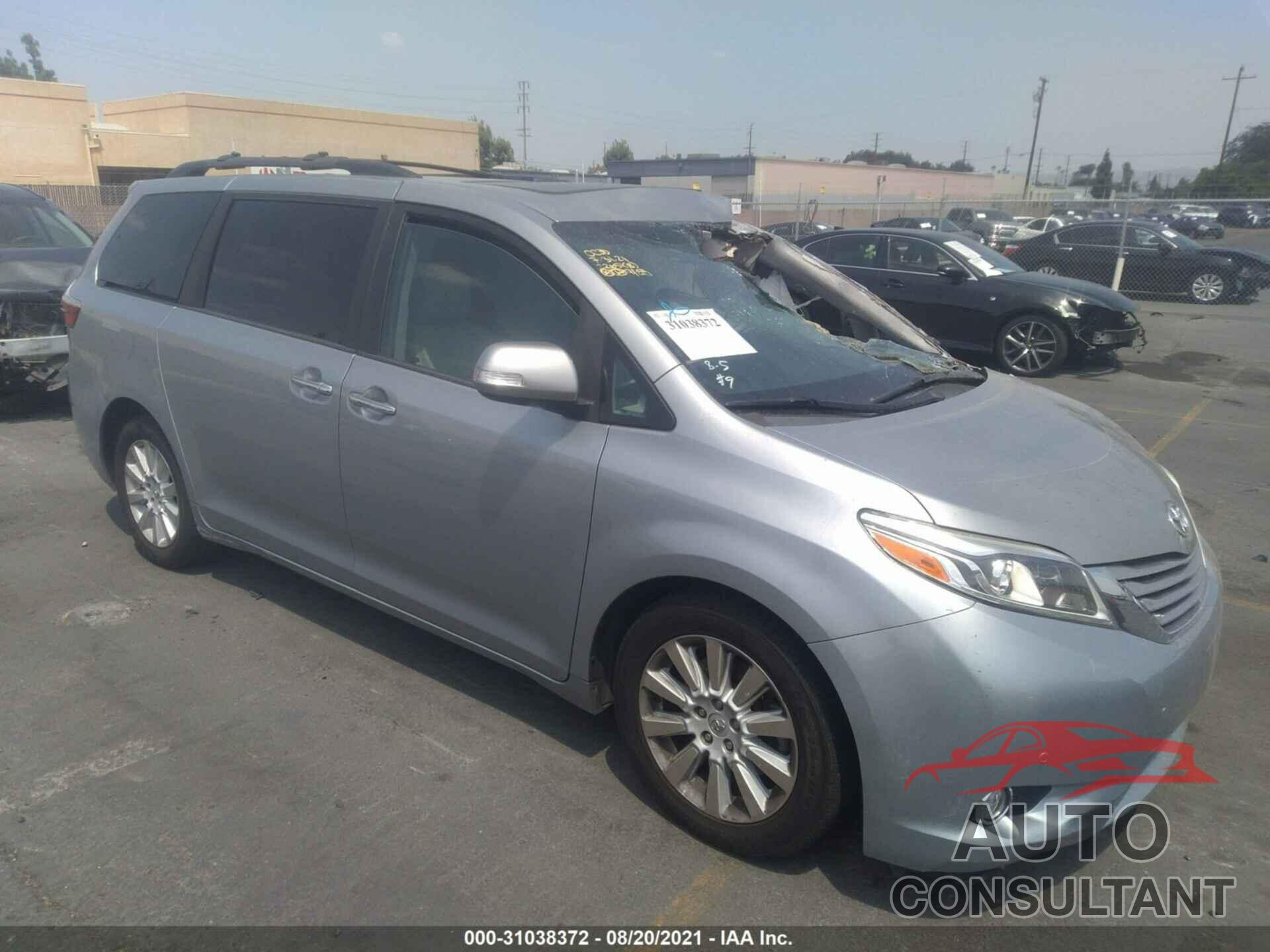 TOYOTA SIENNA 2016 - 5TDYK3DC0GS728654