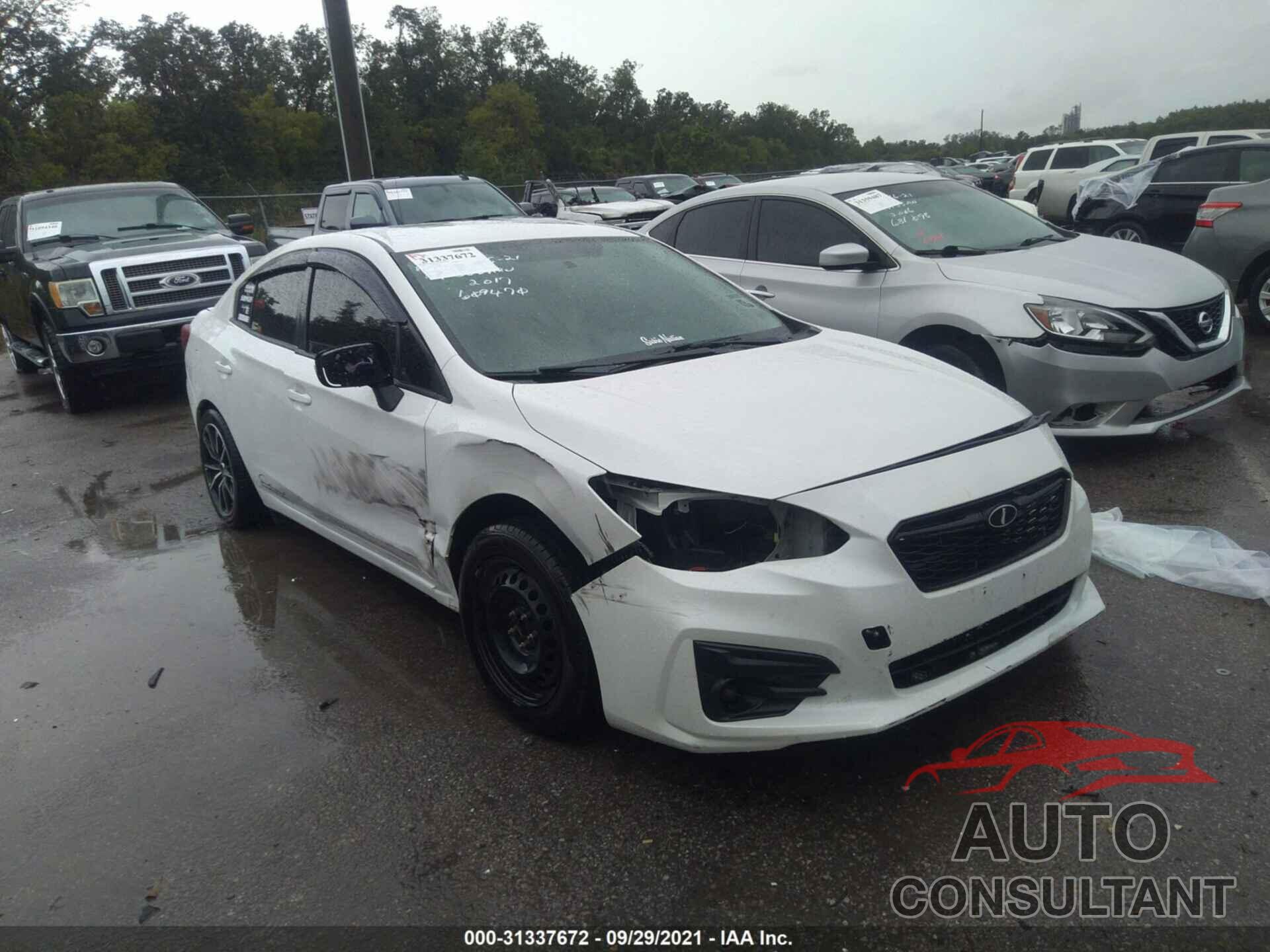 SUBARU IMPREZA 2017 - 4S3GKAA62H1609470