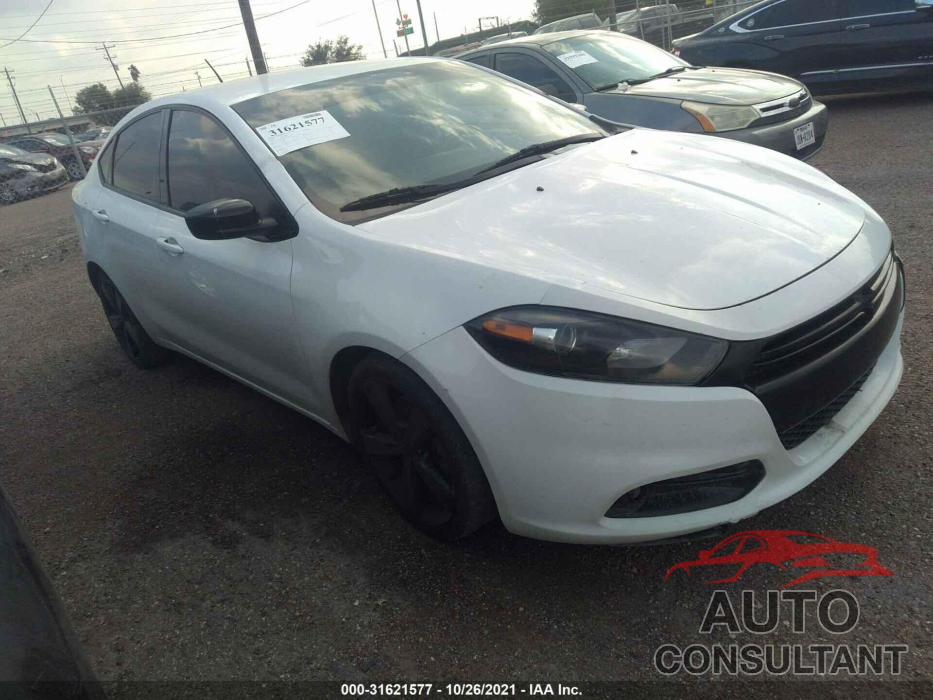 DODGE DART 2016 - 1C3CDFBB3GD608086