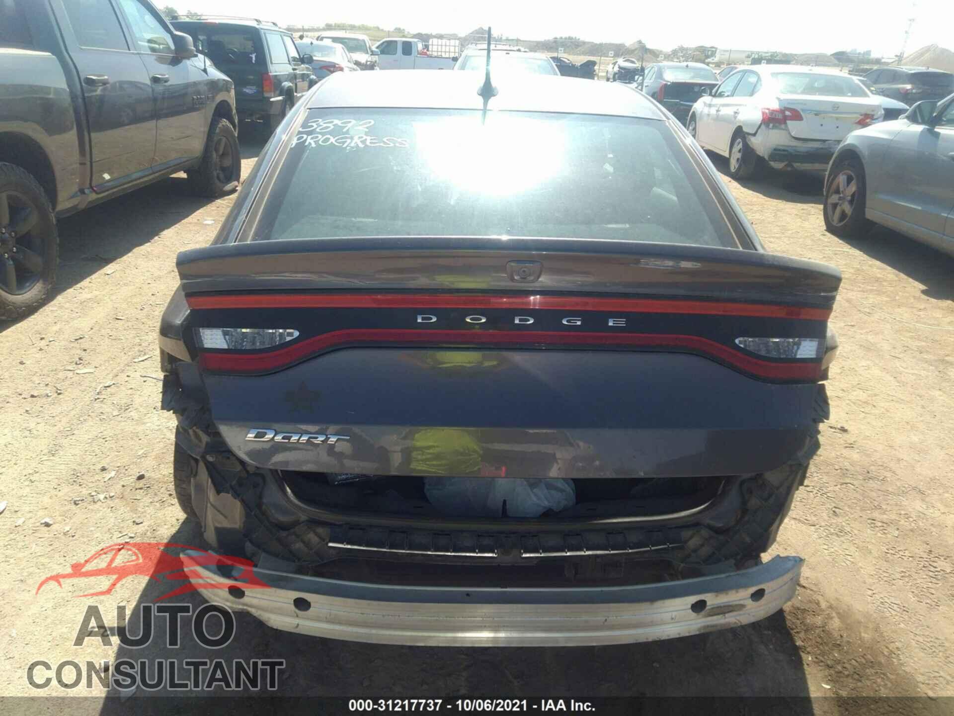 DODGE DART 2016 - 1C3CDFBBXGD592694
