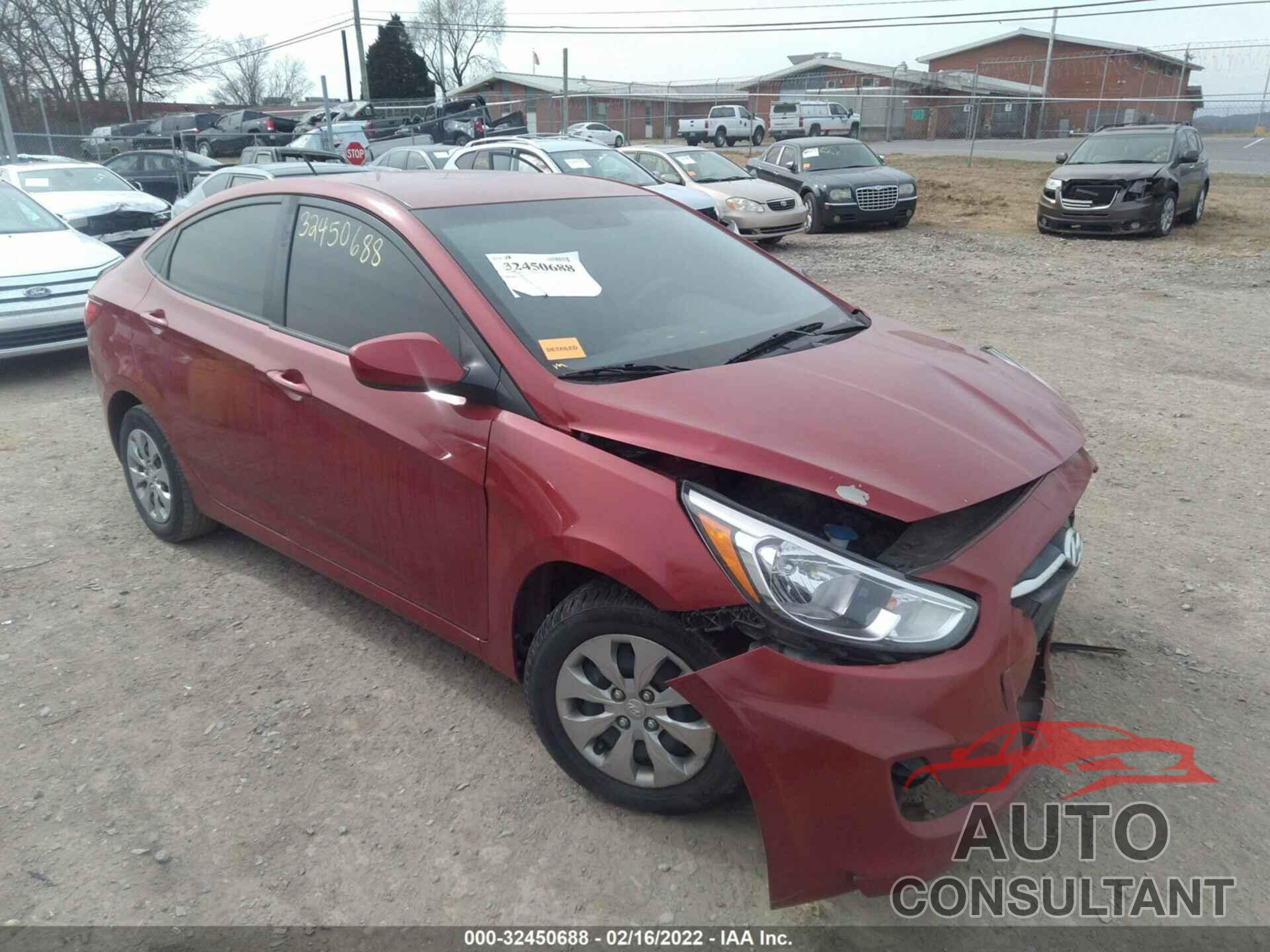 HYUNDAI ACCENT 2017 - KMHCT4AE7HU357603