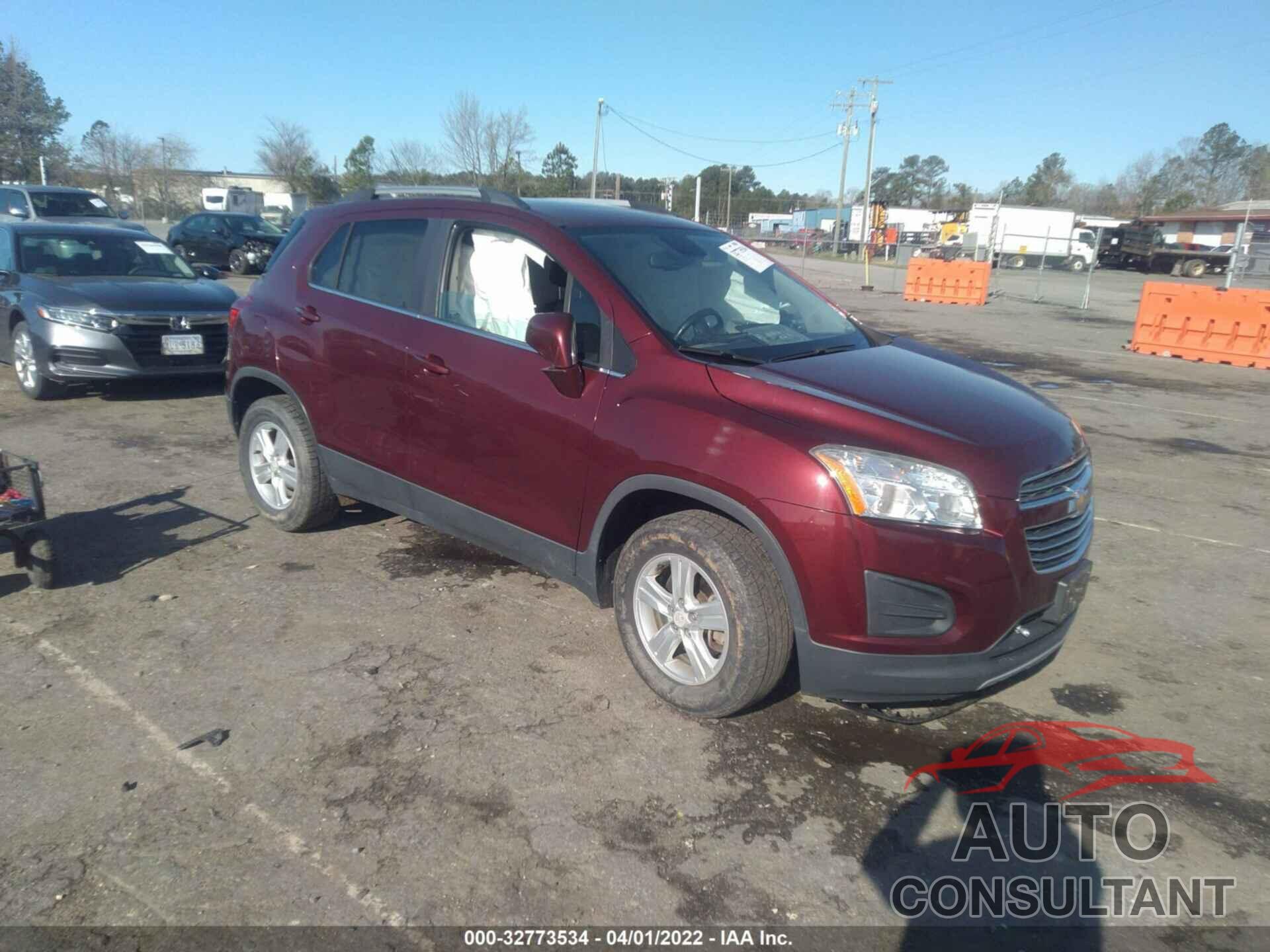 CHEVROLET TRAX 2016 - 3GNCJPSB5GL242773