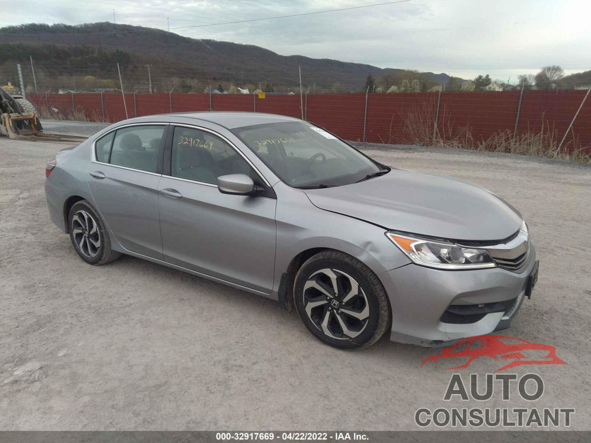 HONDA ACCORD SEDAN 2017 - 1HGCR2F34HA807595