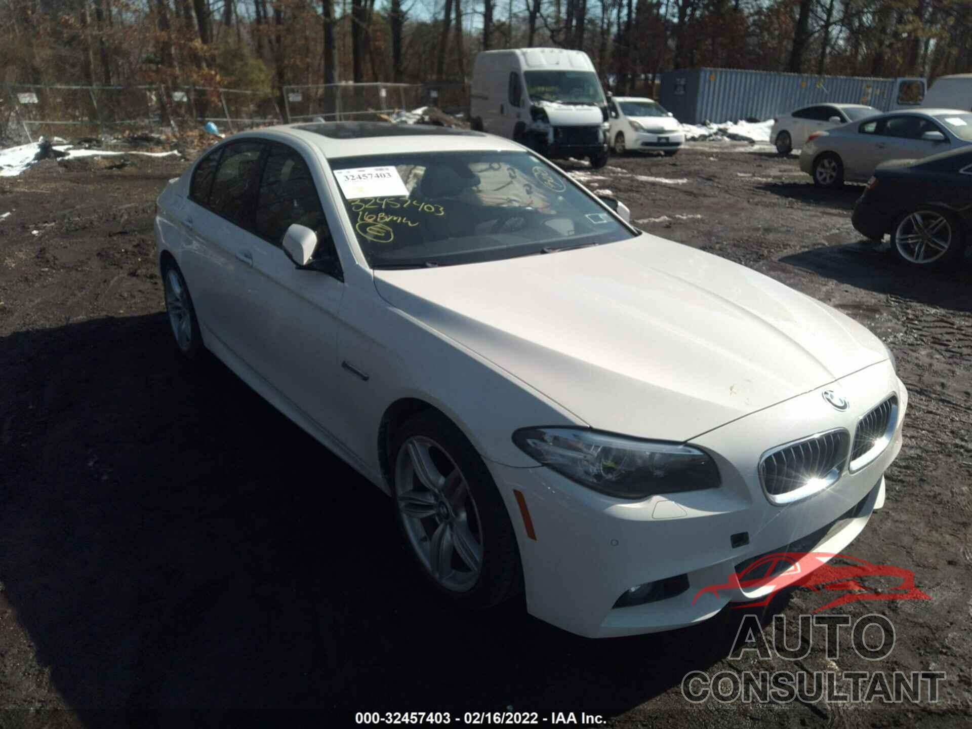 BMW 5 SERIES 2016 - WBA5B3C57GG256790