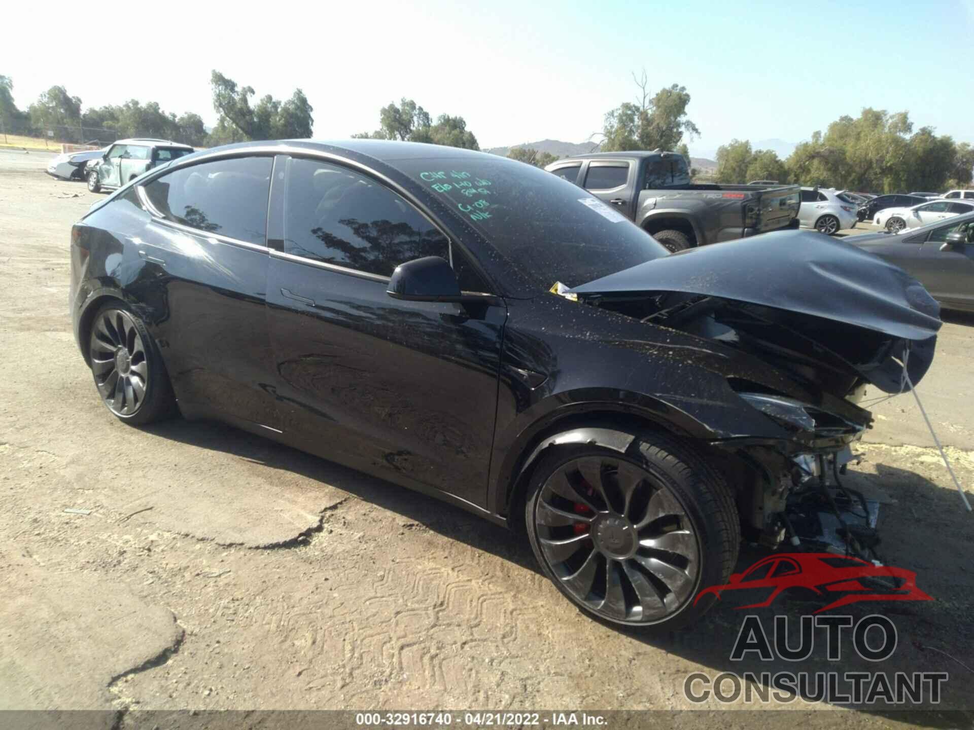 TESLA MODEL Y 2022 - 7SAYGDEF0NF347021