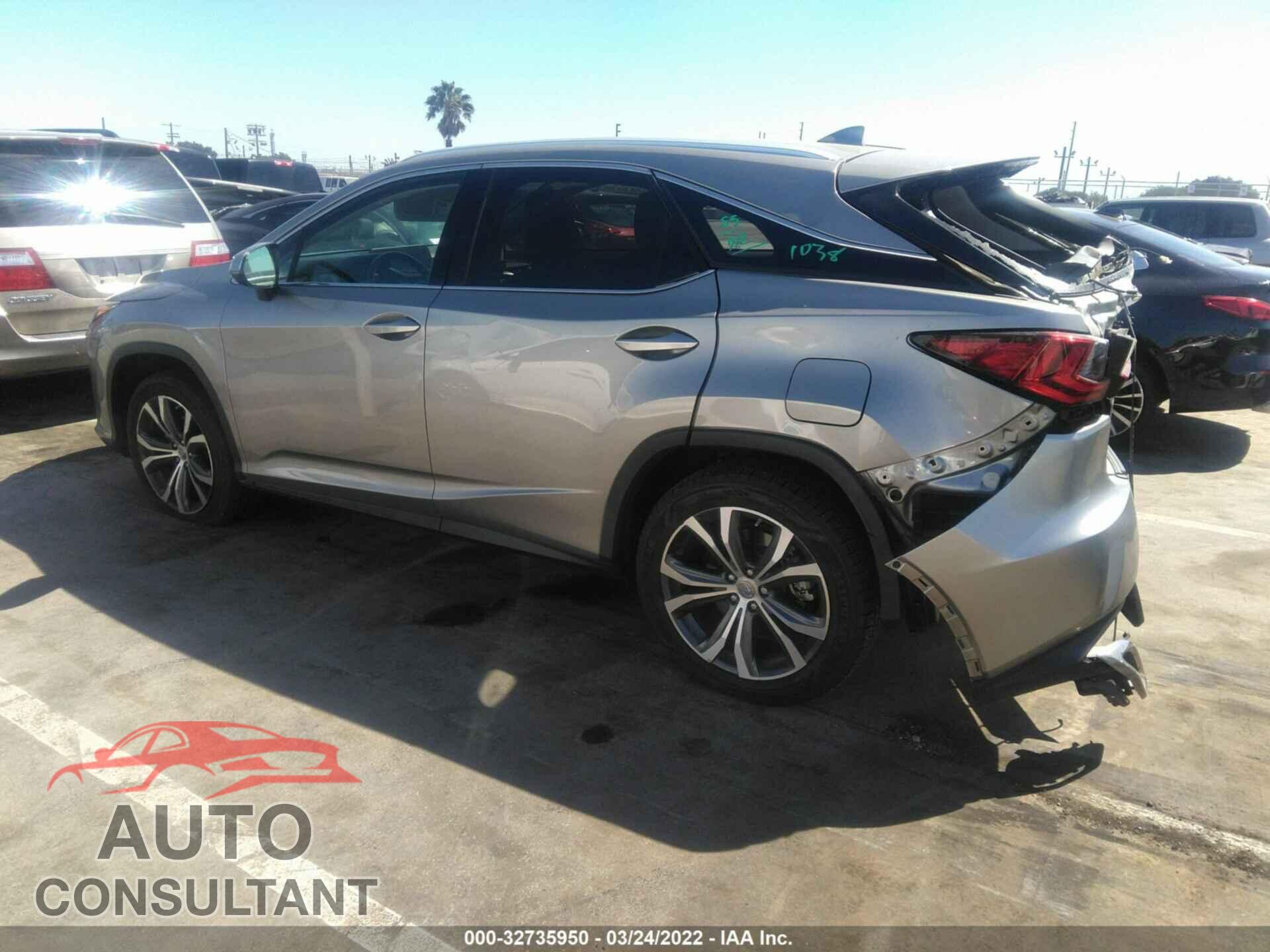 LEXUS RX 2017 - 2T2ZZMCA3HC080691