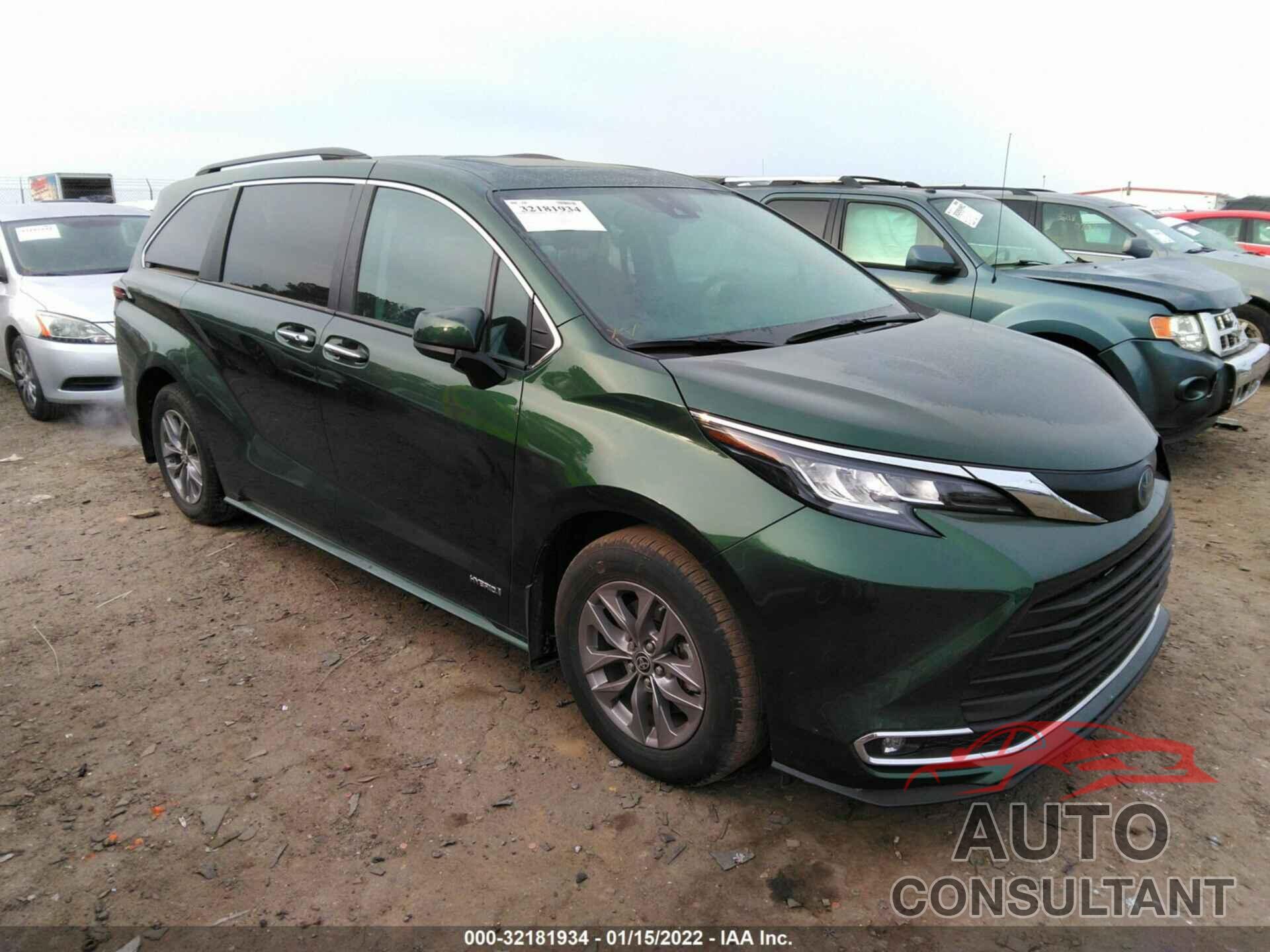 TOYOTA SIENNA 2021 - 5TDYRKEC5MS070216